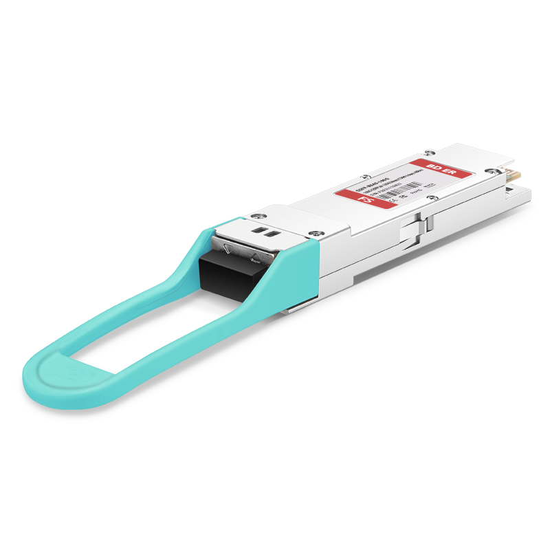 Customized 100GBASE-BX30-U QSFP28 BiDi 4 x 25G NRZ 1304.58nm-Tx/1309.14nm-Rx 30km Simplex LC/UPC SMF Transceiver Module