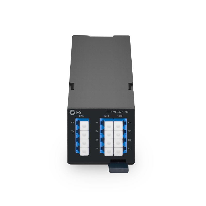4CH CWDM Dual-fiber Mux/Demux, 1270-1330nm