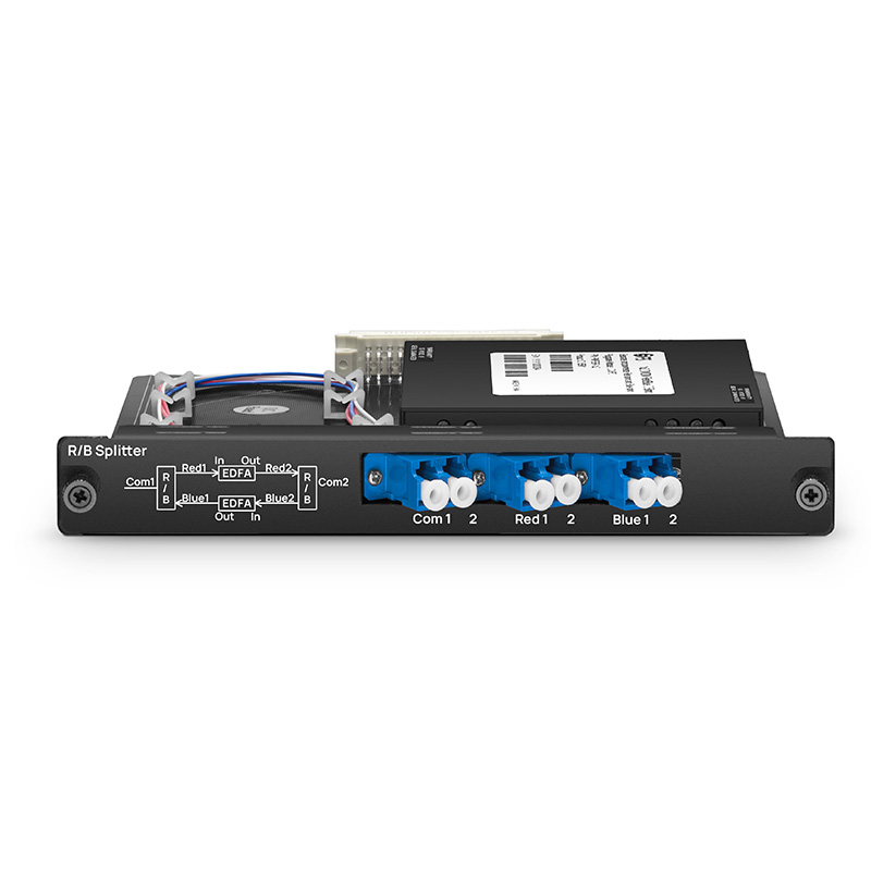 FSBR-1x2, Kundenspezifischer 1x2 Single Fiber DWDM-Splitter Rot/Blau-Filter C-Band