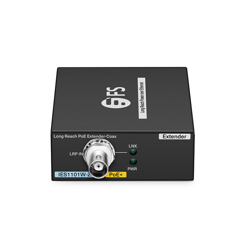 IES1101W-2PD, 1-Port 10/100M Long Reach PoE over Coaxial Extender