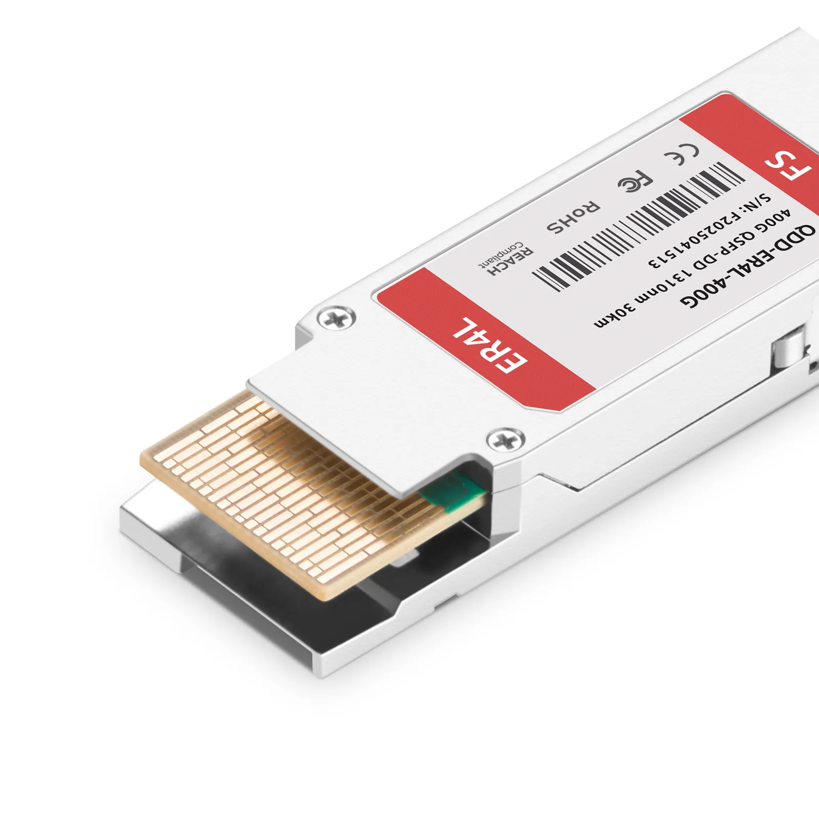 Customized 400GBASE-ER4L QSFP-DD 8 x 50G PAM4 1310nm 30km Duplex LC/UPC SMF Transceiver Module