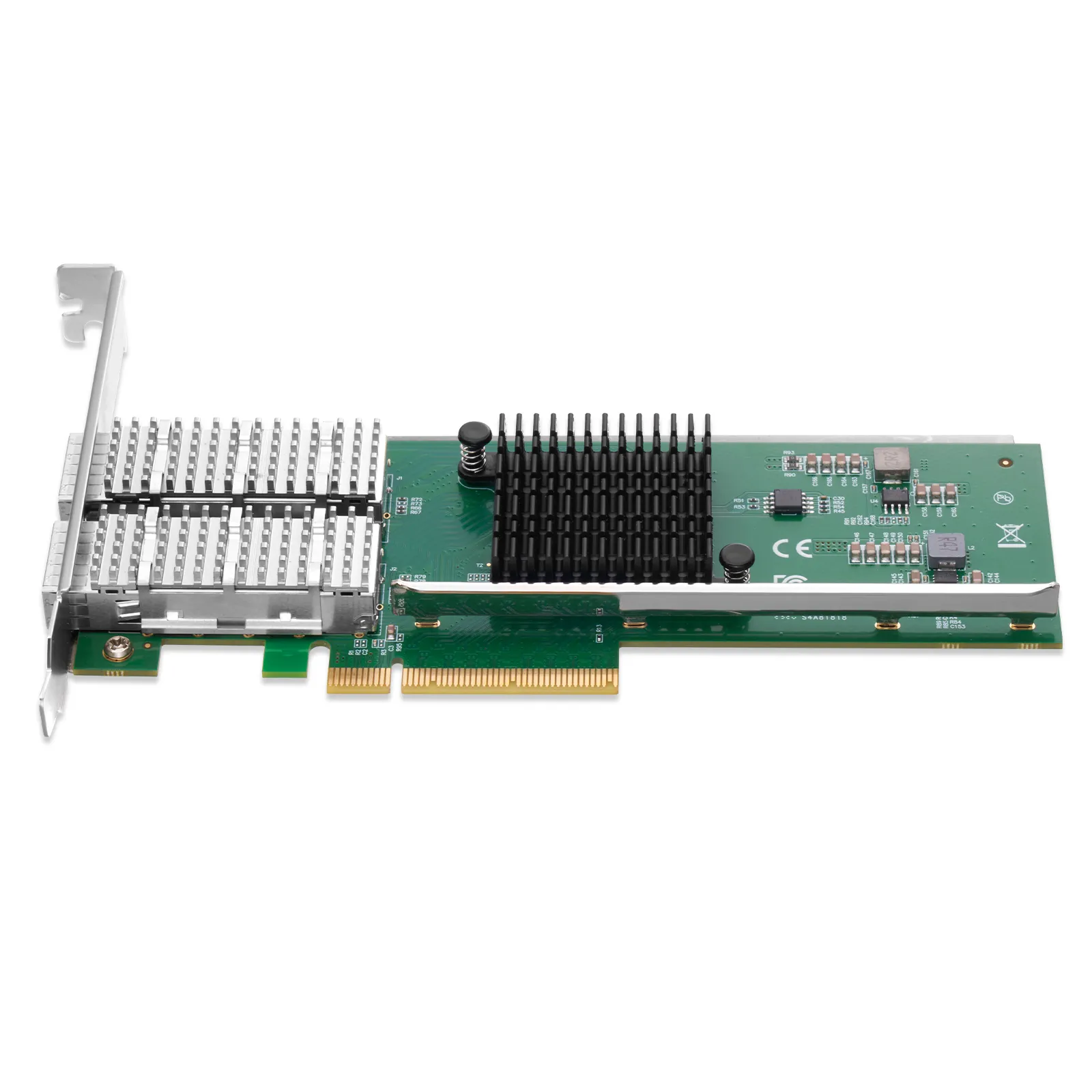 Intel XL710-BM2 Based Ethernet Network Interface Card, 40G Dual-Port QSFP+, PCIe 3.0 x 8, Comparable to Intel XL710-QDA2, Full Height&Low Profile