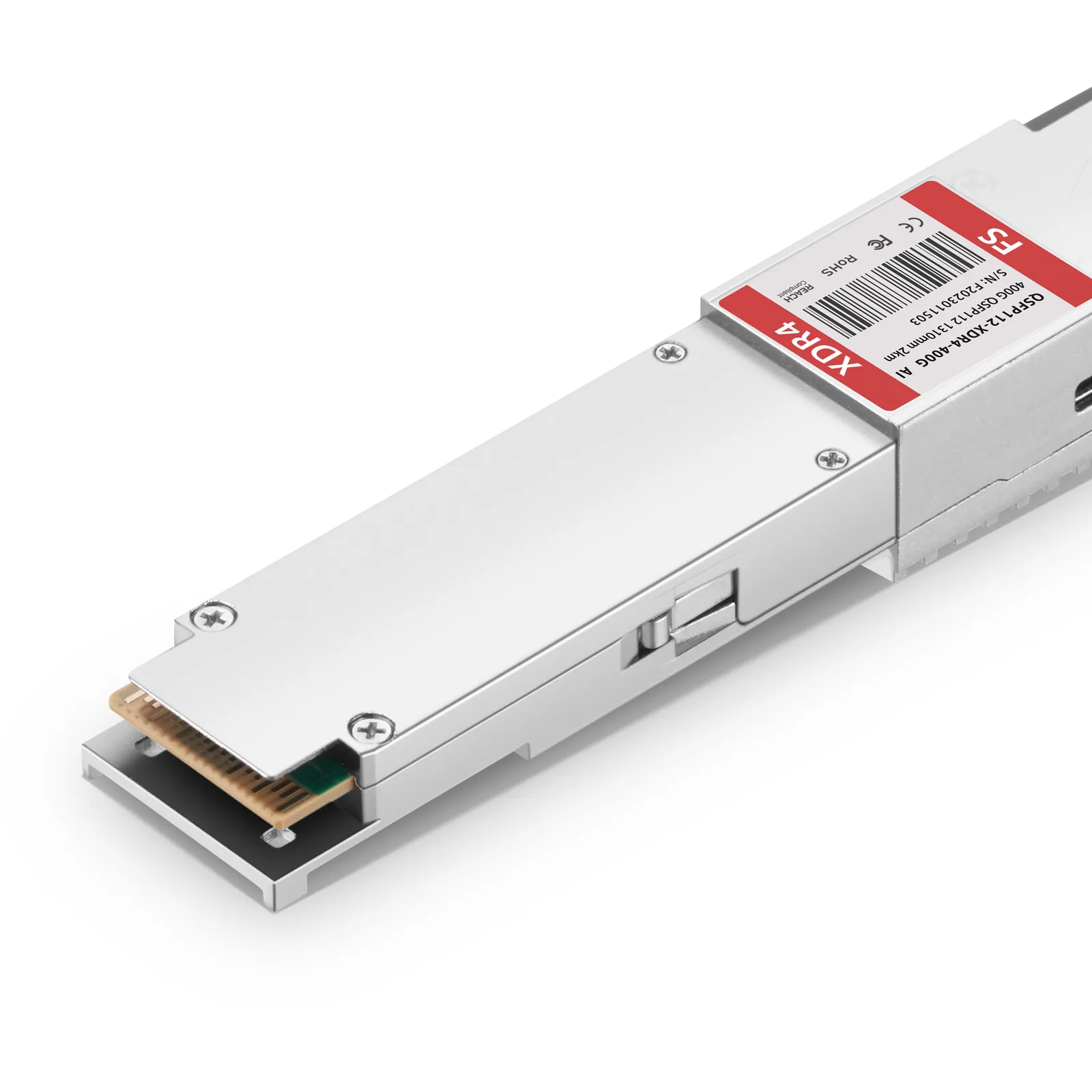 Broadcom Compatible 400GBASE-XDR4 QSFP112 PAM4 1310nm 2km DOM MPO-12 ...