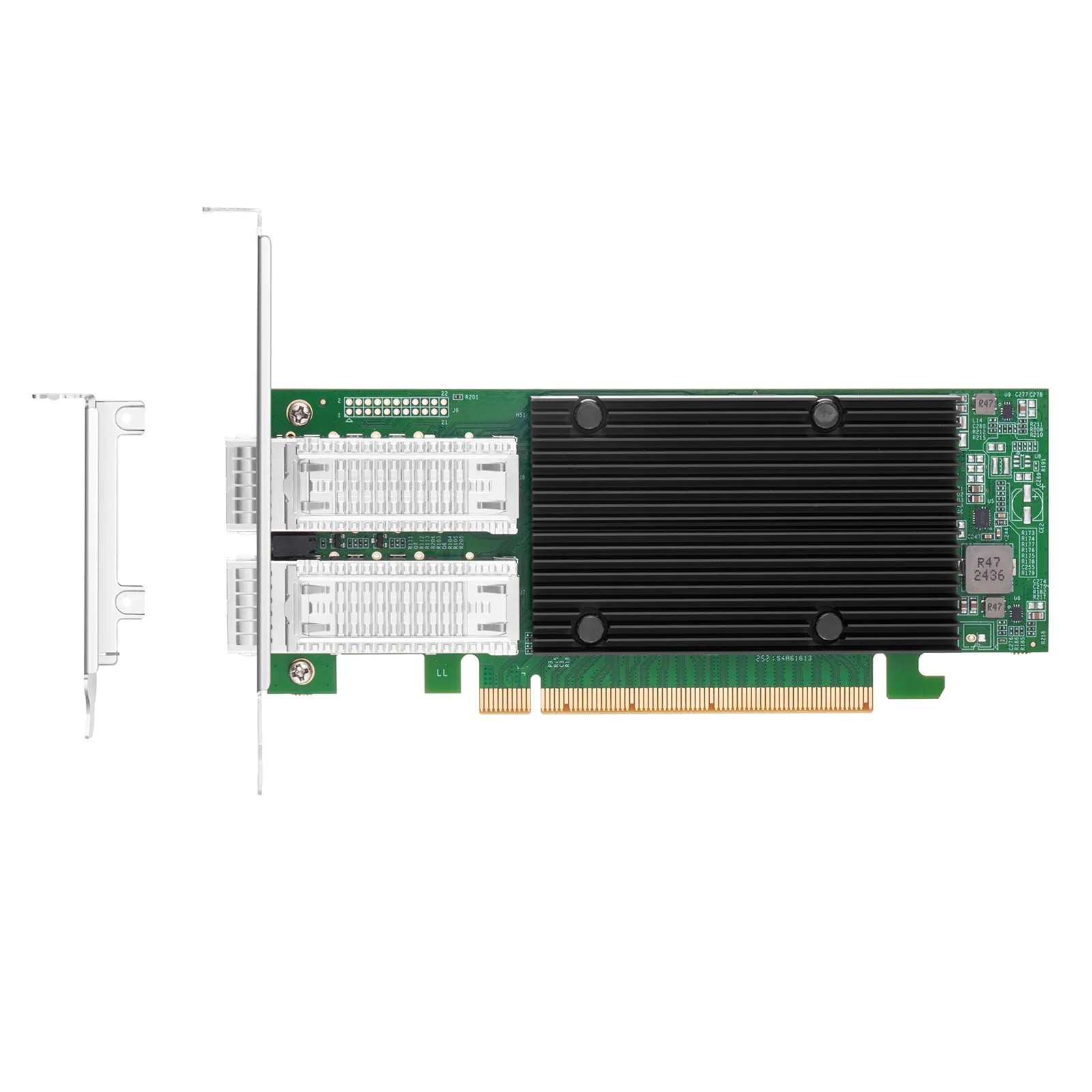 Intel E810-CAM2 Based Ethernet Network Interface Card, 100G Dual-Port QSFP28, PCIe 4.0 x 16, Comparable to Intel E810-CQDA2, Full Height&Low Profile