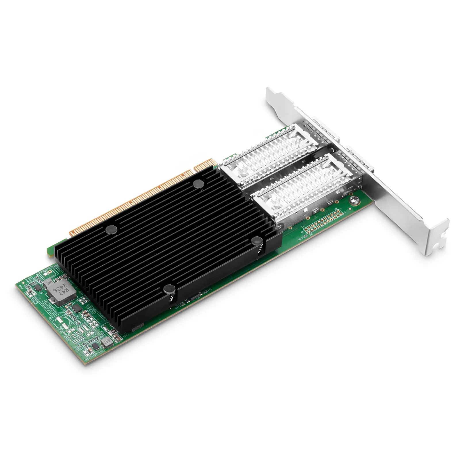 Intel E810-CAM2 Based Ethernet Network Interface Card, 100G Dual-Port QSFP28, PCIe 4.0 x 16, Comparable to Intel E810-CQDA2, Full Height&Low Profile