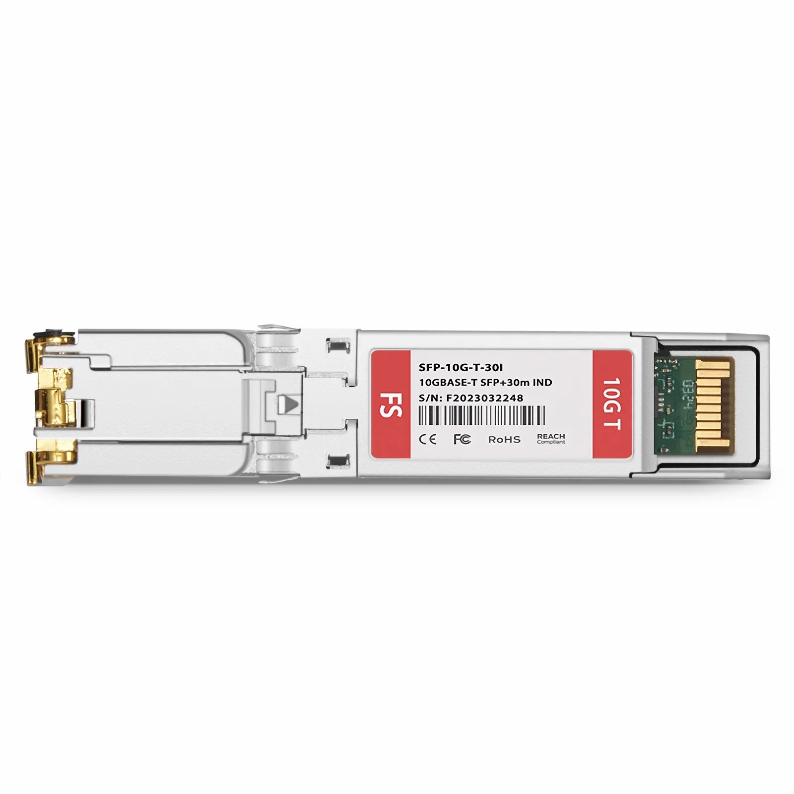 産業用 Cisco SFP-10G-T-S-I互換 10GBASE-T SFP+光モジュール