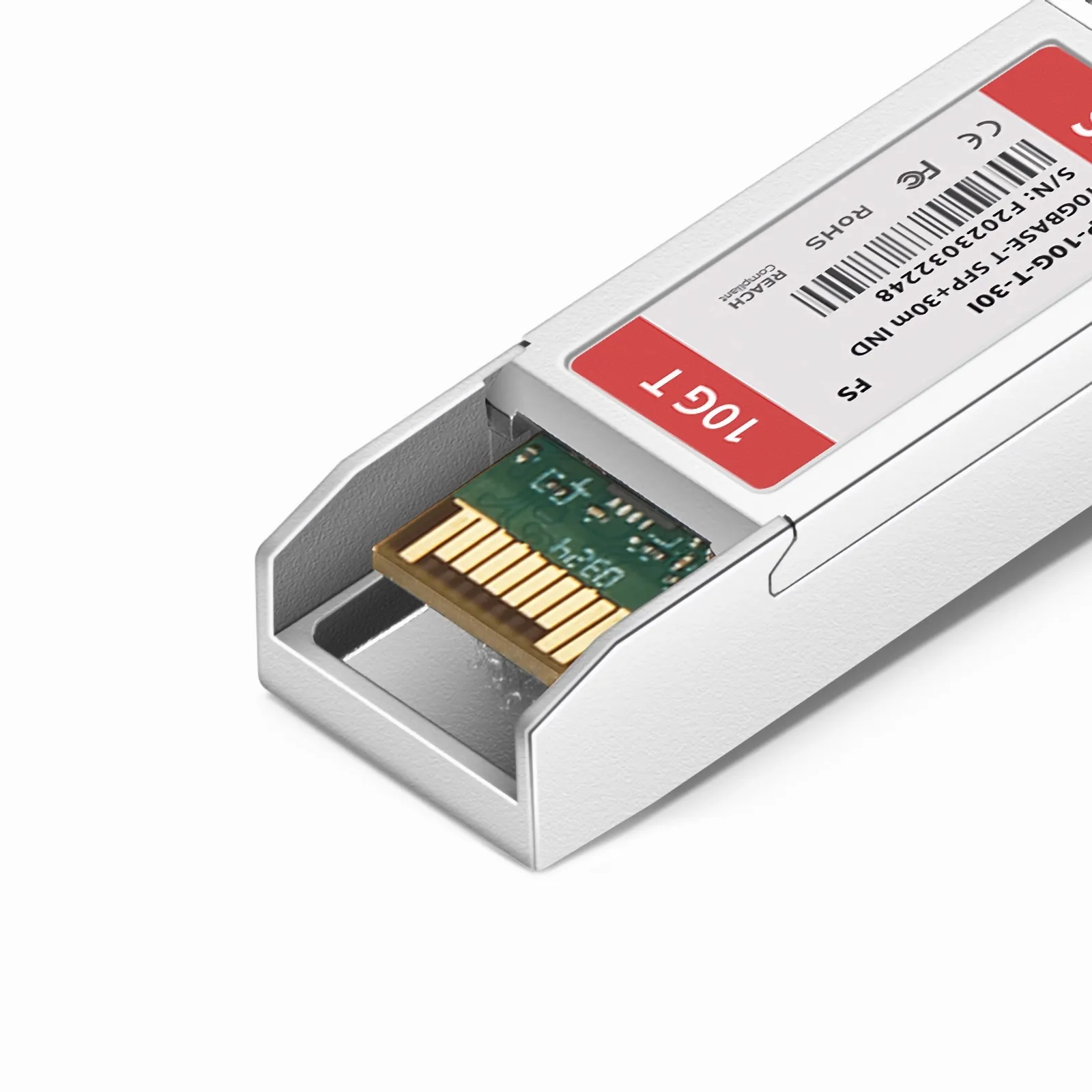産業用 FSスイッチ用 10GBASE-T SFP+光モジュール(銅製 RJ-45