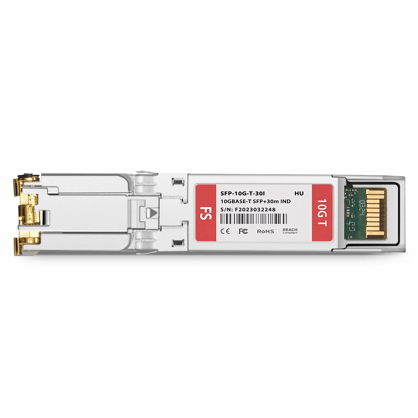 産業用 HW SFP-10G-T-I互換 10GBASE-T SFP+光モジュール(銅製 RJ