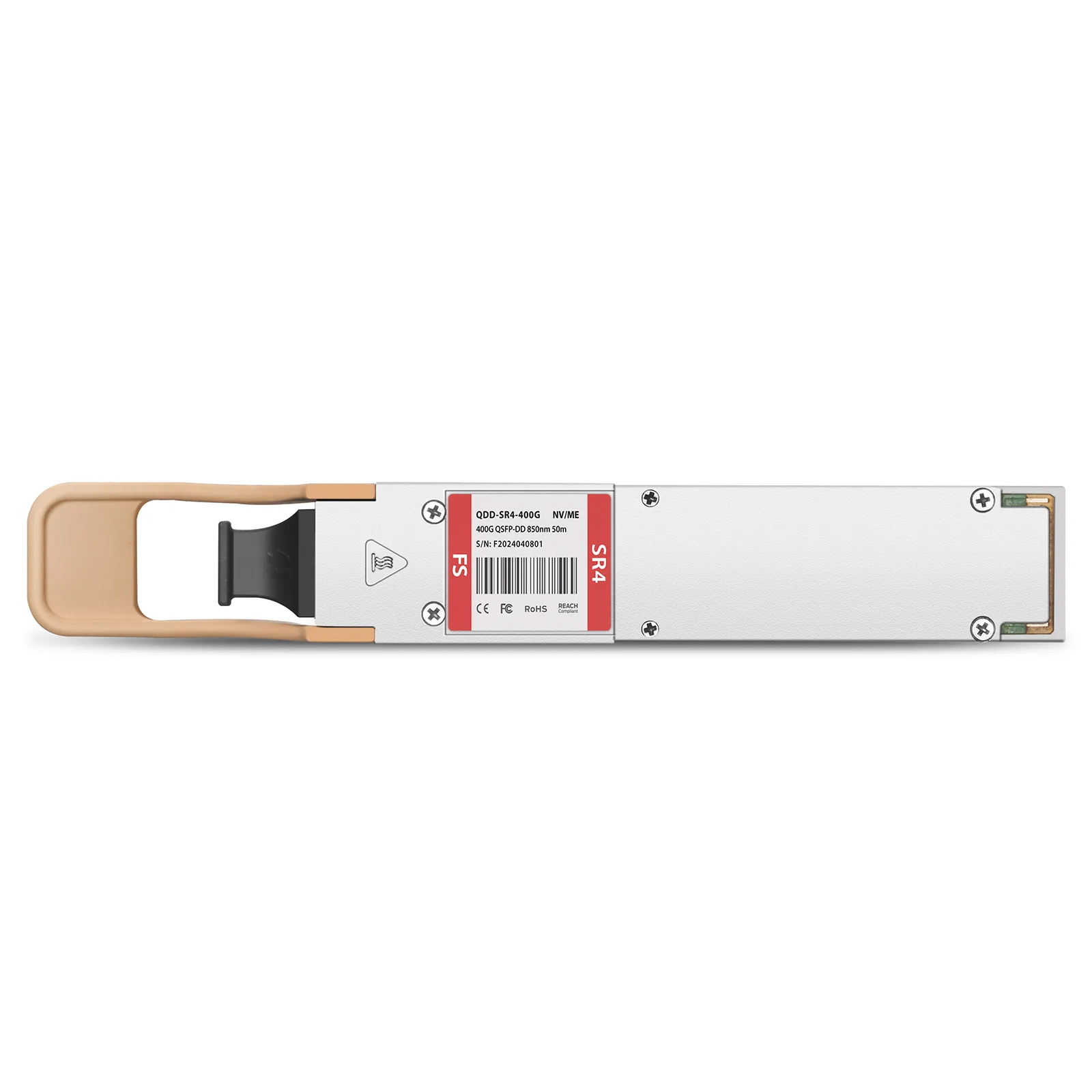 NVIDIA/Mellanox Compatible 400GBASE-SR4 QSFP-DD PAM4 850nm 50m DOM MPO ...