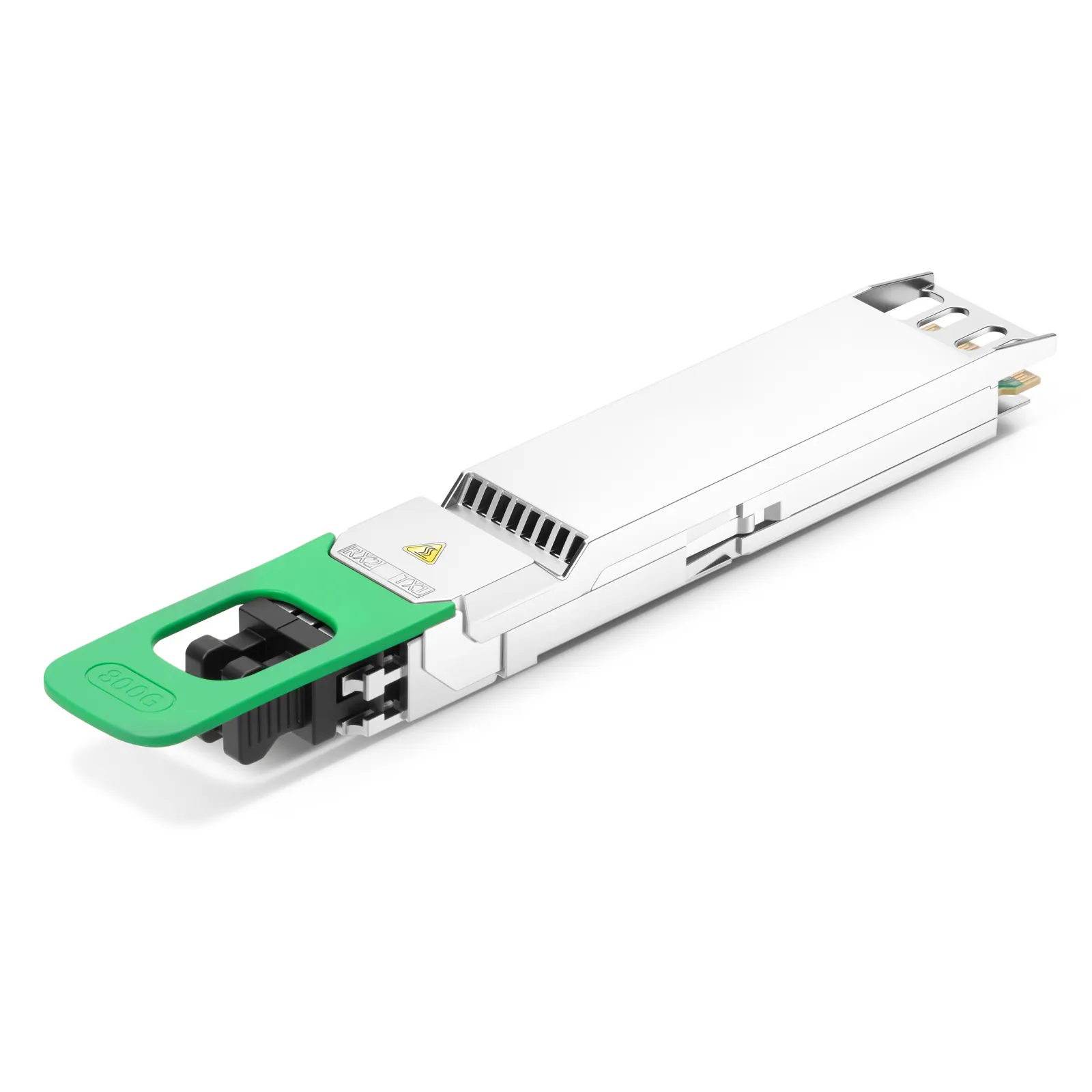 NVIDIA/Mellanox MMS4X50-NM Compatible 800GBASE 2 x FR4 OSFP Finned Top PAM4 1310nm 2km DOM Dual Duplex LC/UPC SMF InfiniBand NDR Optical Transceiver Module for Quantum-2 Switches This picture is about 1.