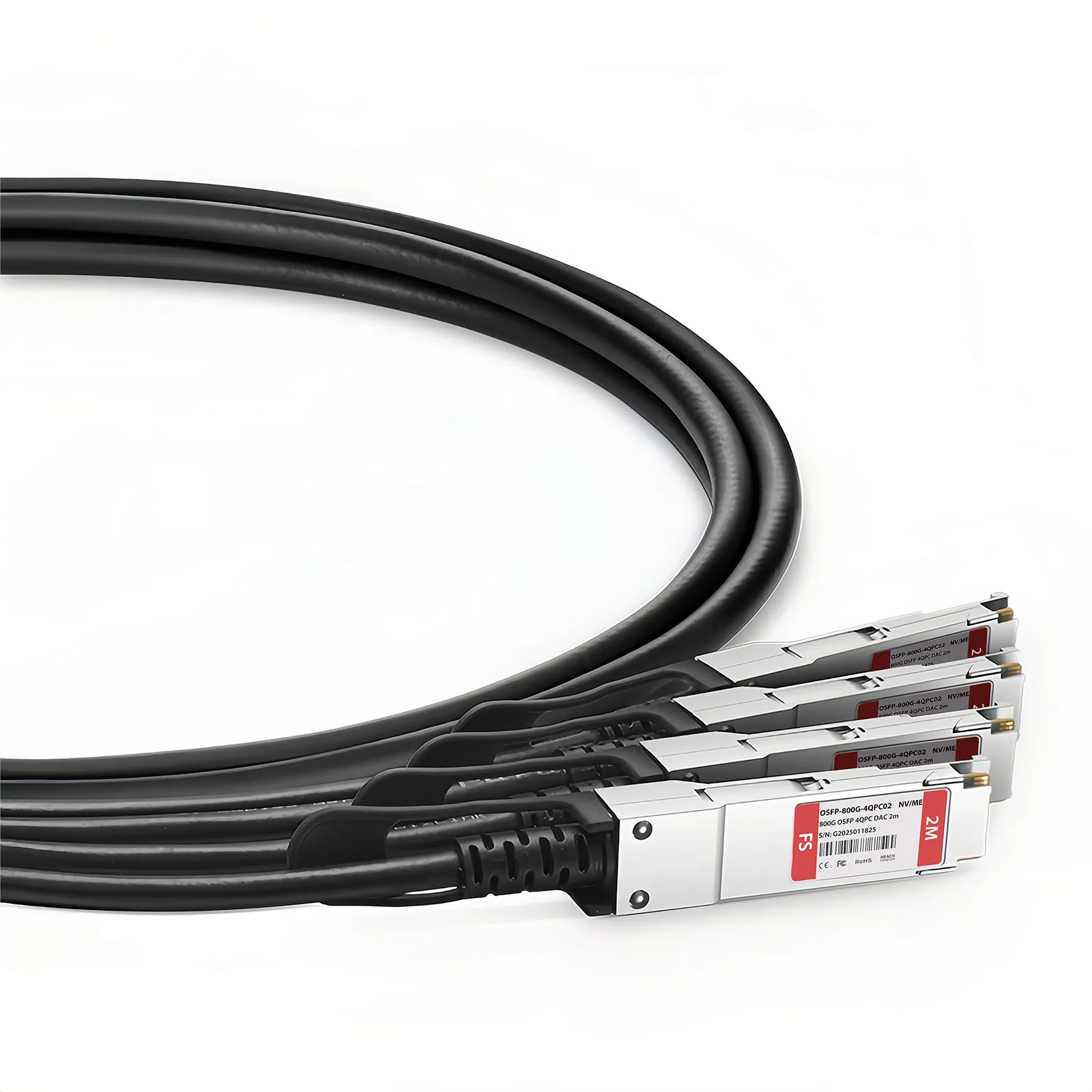 2m (7ft) NVIDIA/Mellanox MCP7Y40-N002 Compatible 800G Twin-port