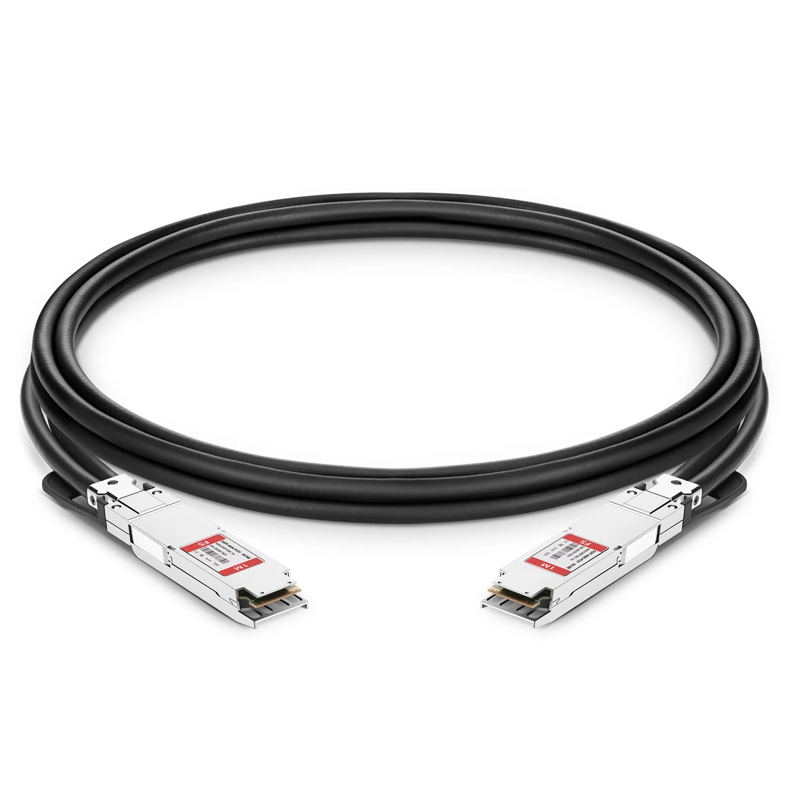 1m (3ft) NVIDIA/Mellanox Compatible 400G OSFP 8 x 50G PAM4 IHS/Finned Top Ethernet Passive Copper Twinax Cable