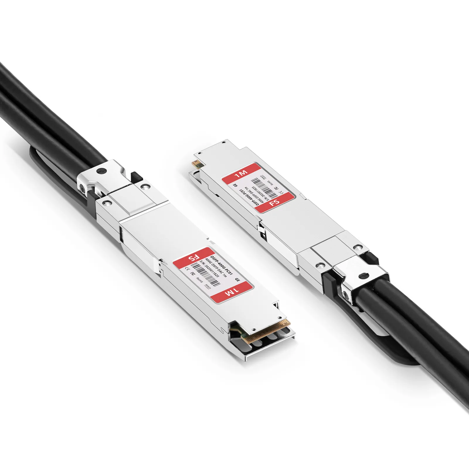 Customized 400G OSFP IHS/Finned Top Passive Copper Twinax Cable