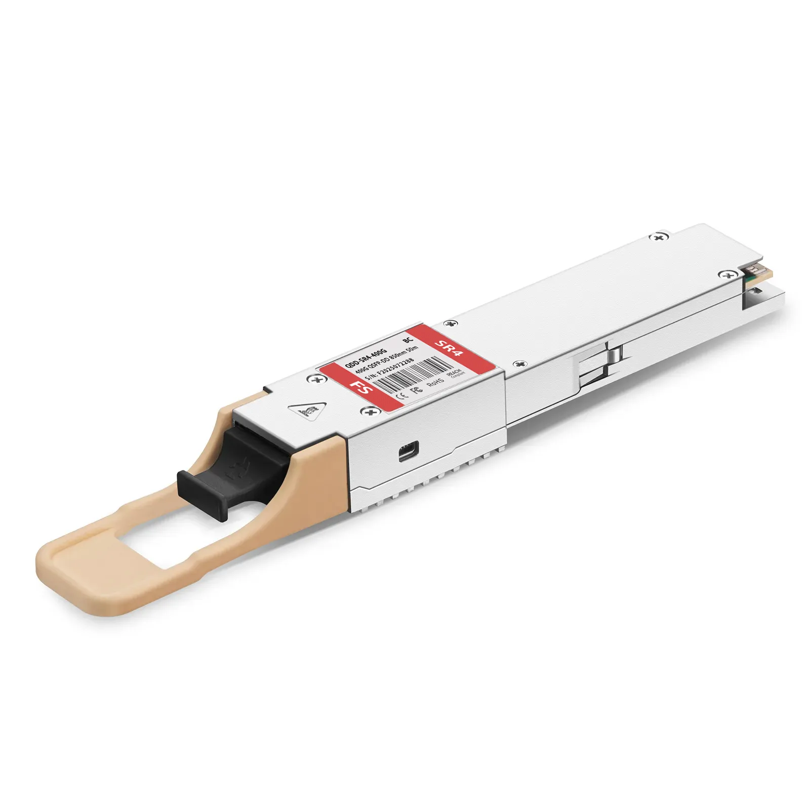 Broadcom Compatible 400GBASE-SR4 QSFP-DD PAM4 850nm 50m DOM MPO-12/APC ...