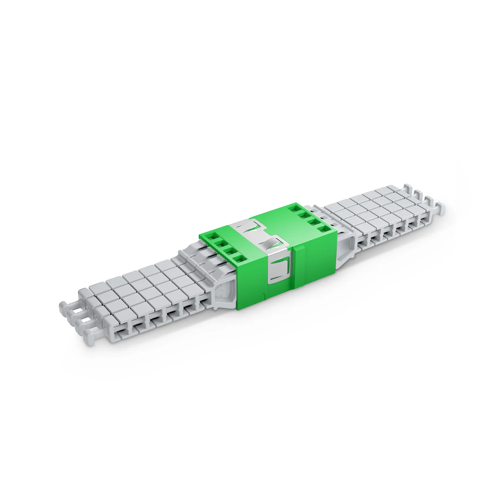 MMC to MMC 4-Port Fiber Optic Adapter/Coupler without Flange - FS.com ...