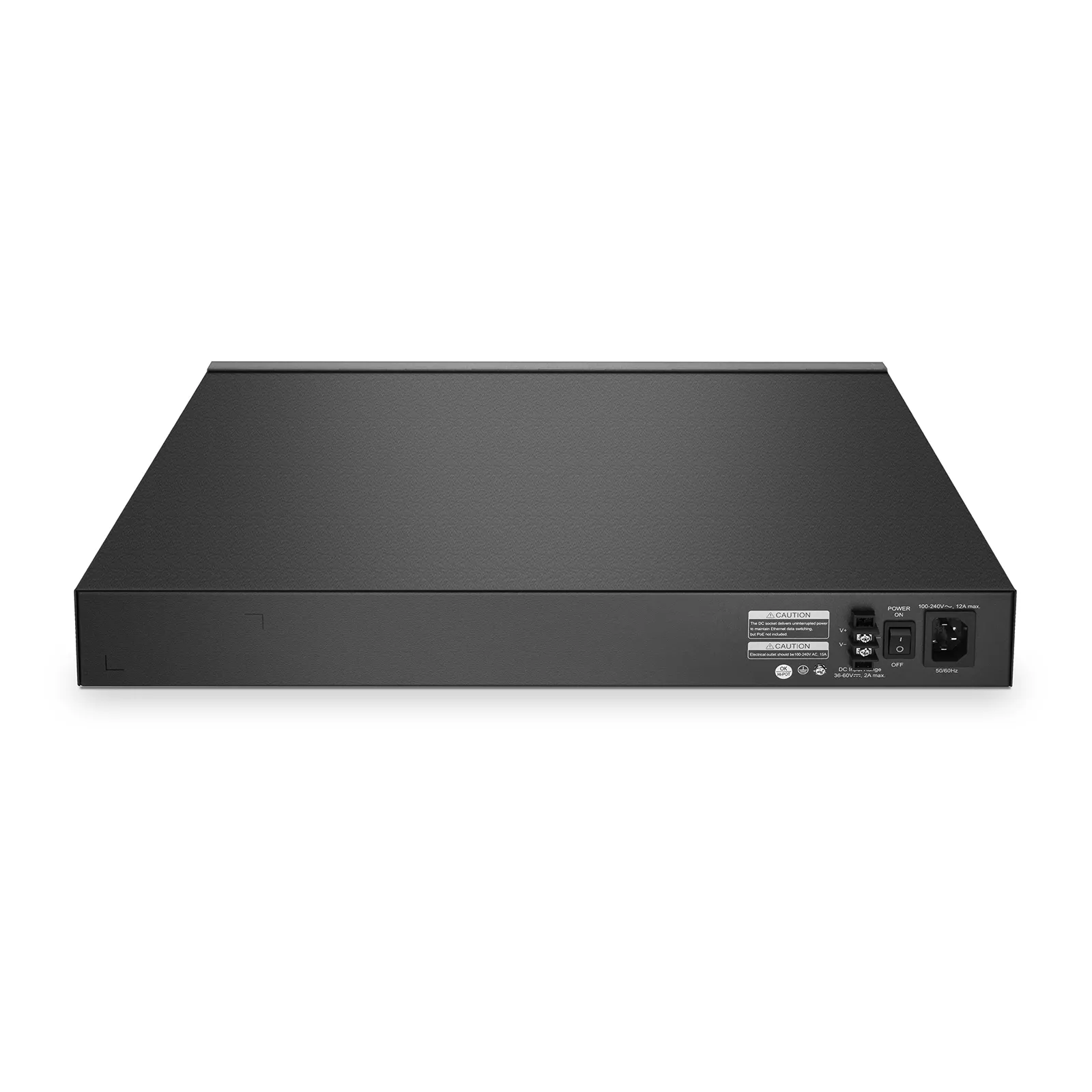 IES5300R-24U2X2SAD, 24-Port Gigabit Ethernet L3 Managed PoE++ Switch, 24 x PoE++ Ports@720W, 2 x 10GBASE-T, with 2 x 10Gb SFP+, 0 to 50&deg;C Operating Temperature