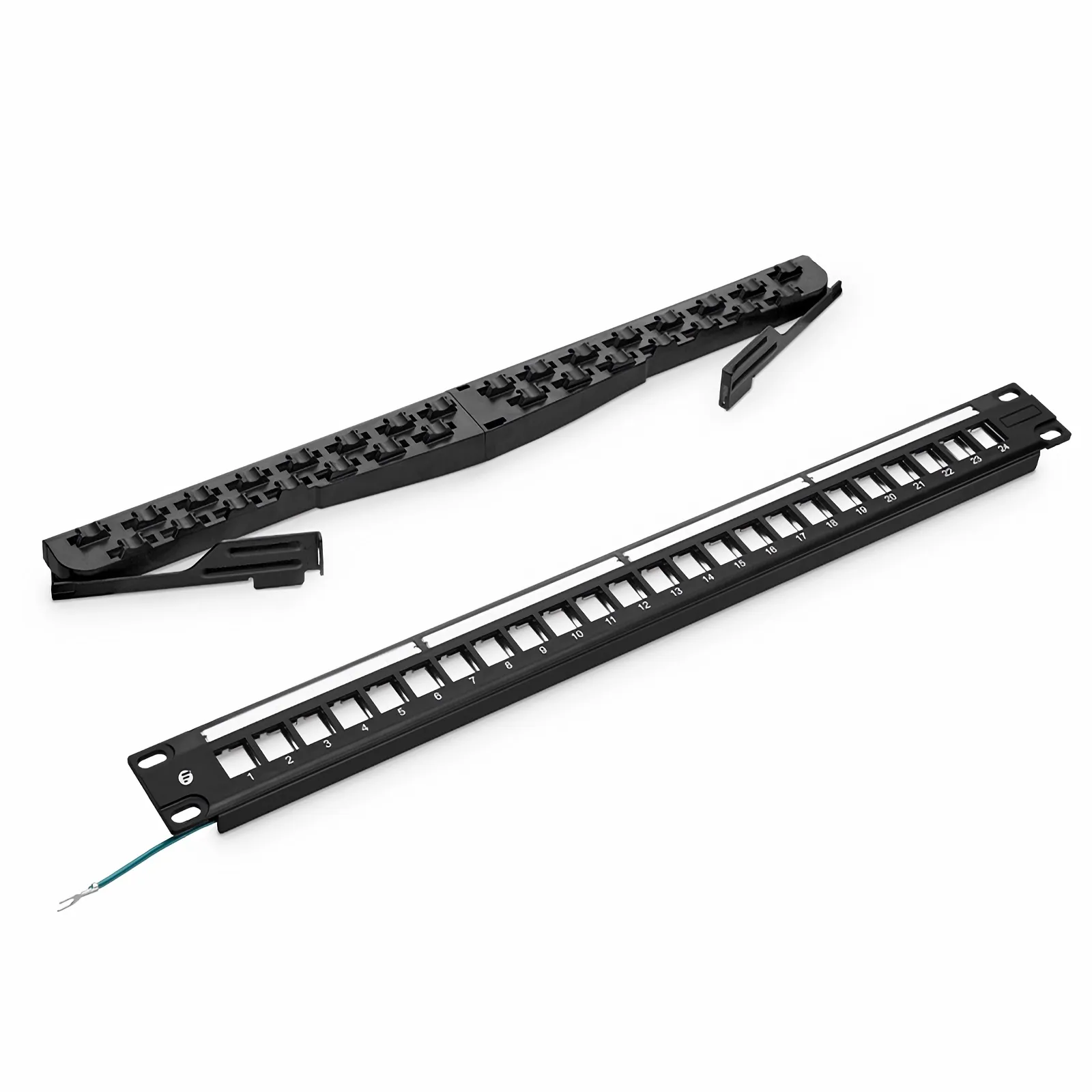 unun様 Blank Shielded/UnShielded Patch Panel for Keystone Modules