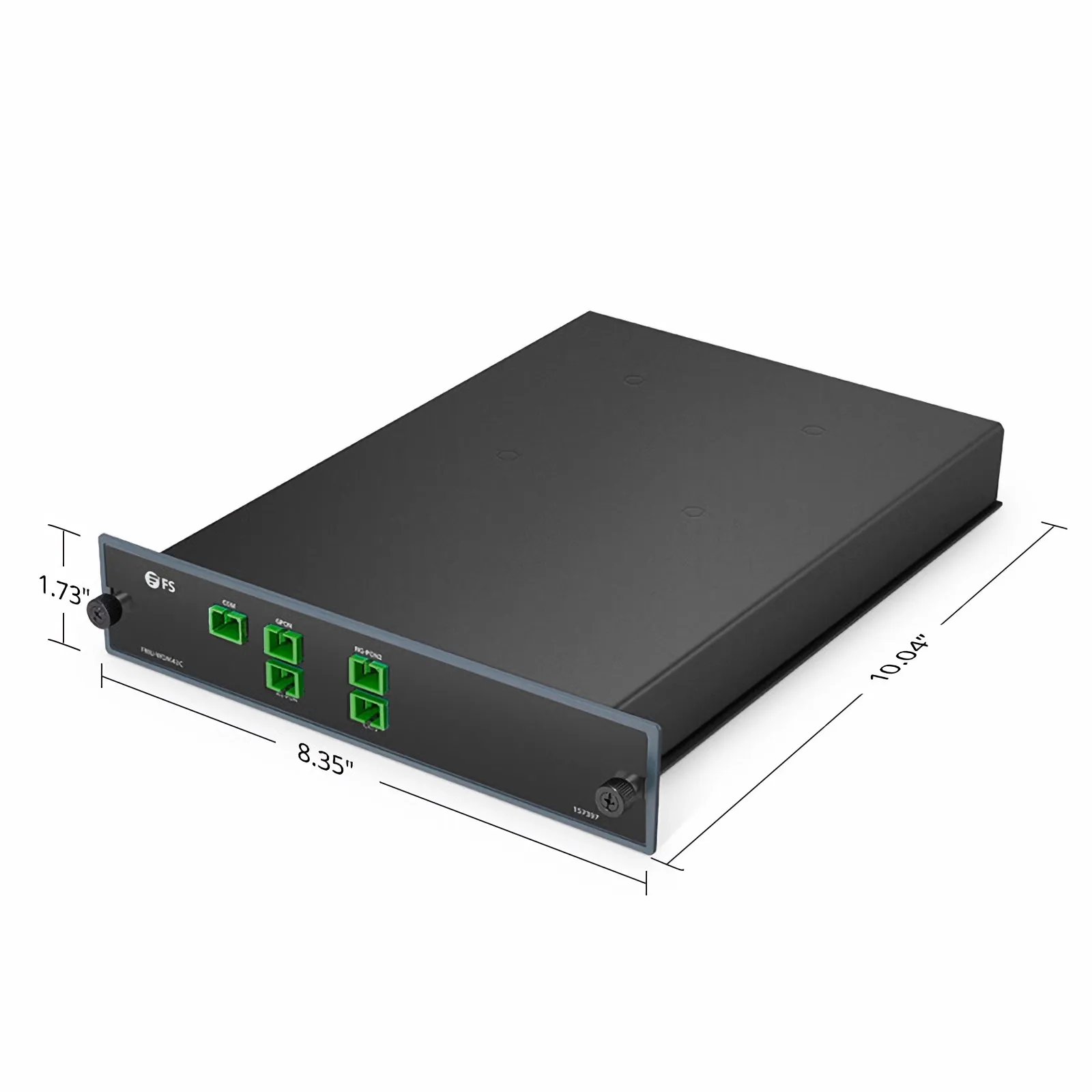 FMU-WDM43C, PON Coexistence Element (CEx) WDM for GPON/XG(S)-PON/NG-PON2/CATV, SC/APC, FMU Plug-in Module