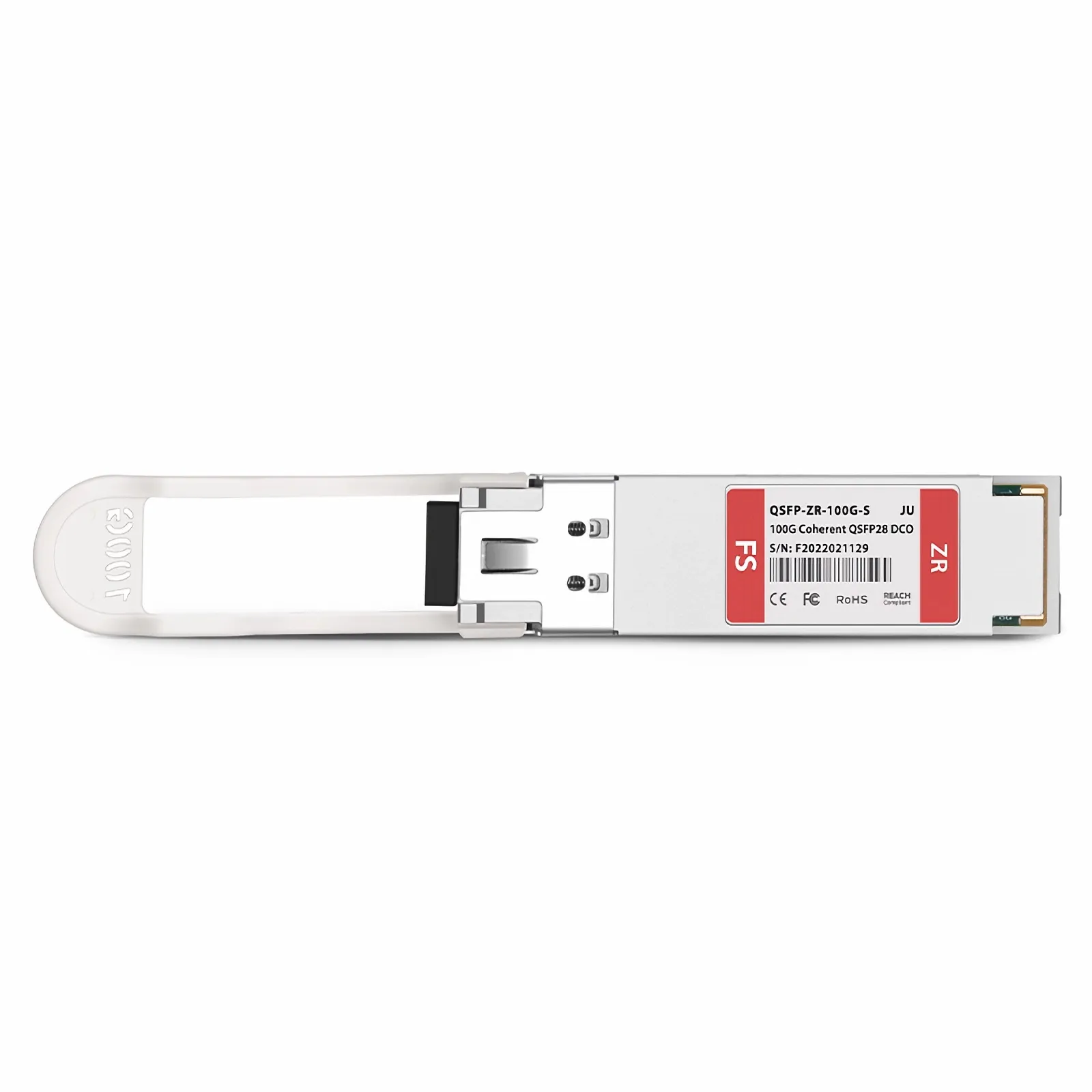 Customized QSFP28 DCO 100G DWDM C-band Tunable Coherent 80km Duplex LC/UPC SMF Transceiver Module