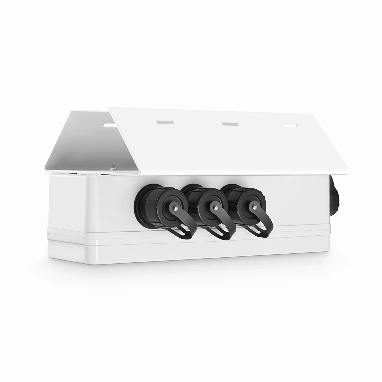 FTTA Waterproof MTP-12 to 6 x LC Duplex OS2 Fiber Optical Distribution Box with Pole Mounting Brackets