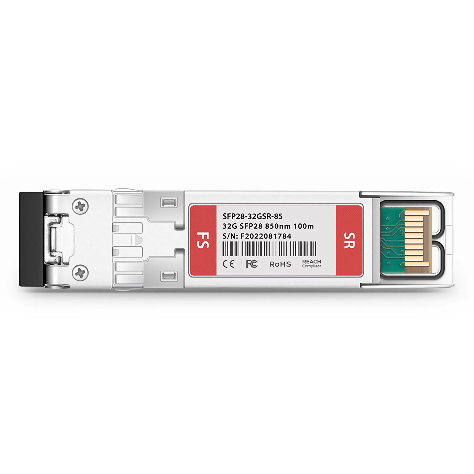 Cisco DS-SFP-FC32G-SW Compatible SFP28 32G Fibre Channel 850nm 100m Duplex LC/UPC MMF Transceiver Module
