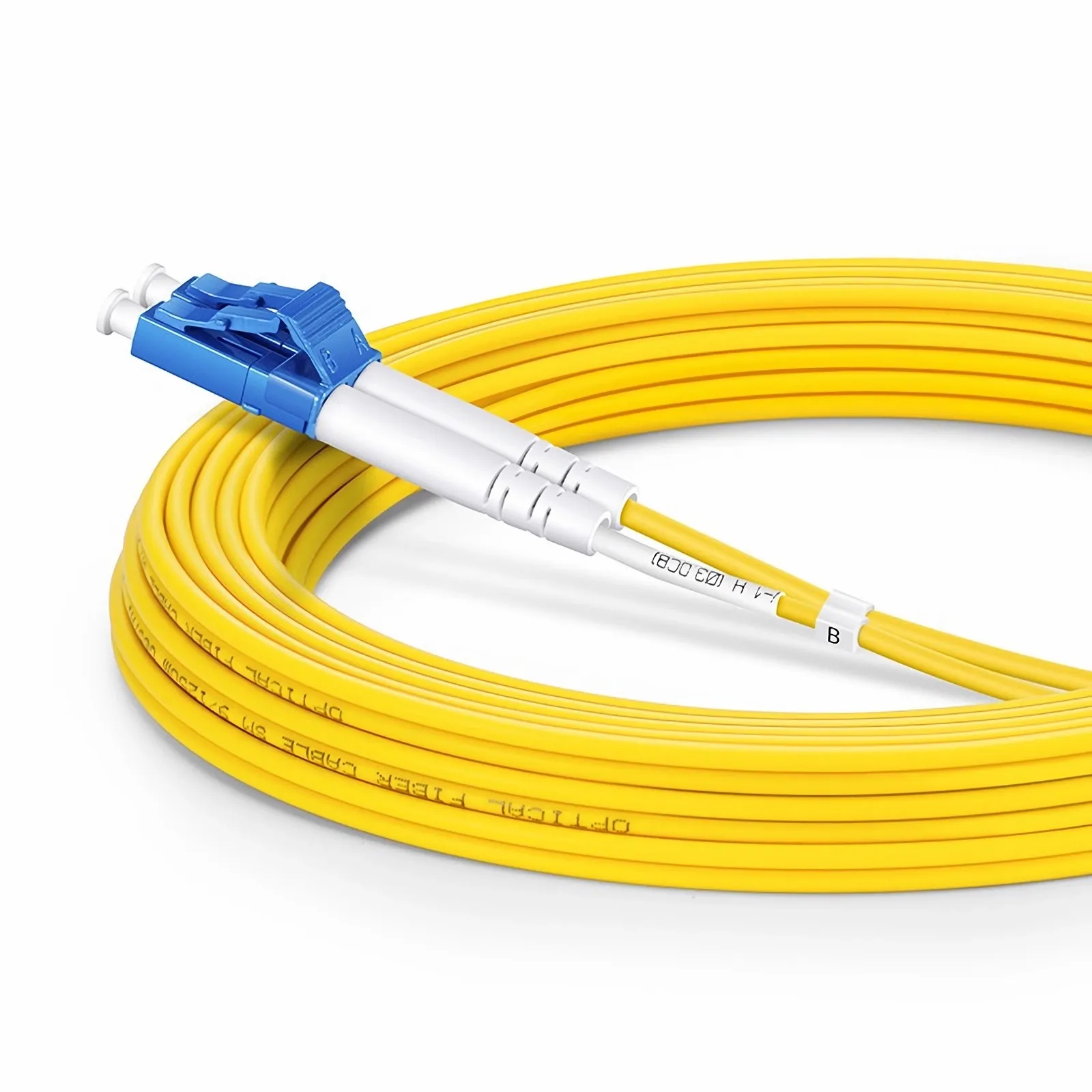 ☆ ファイバーパッチケーブル デュプレックスLC-LC 50 / 125um 5m(16ft) LC UPCデュプレックス - FC UPC ファイバーパッチケーブル（2