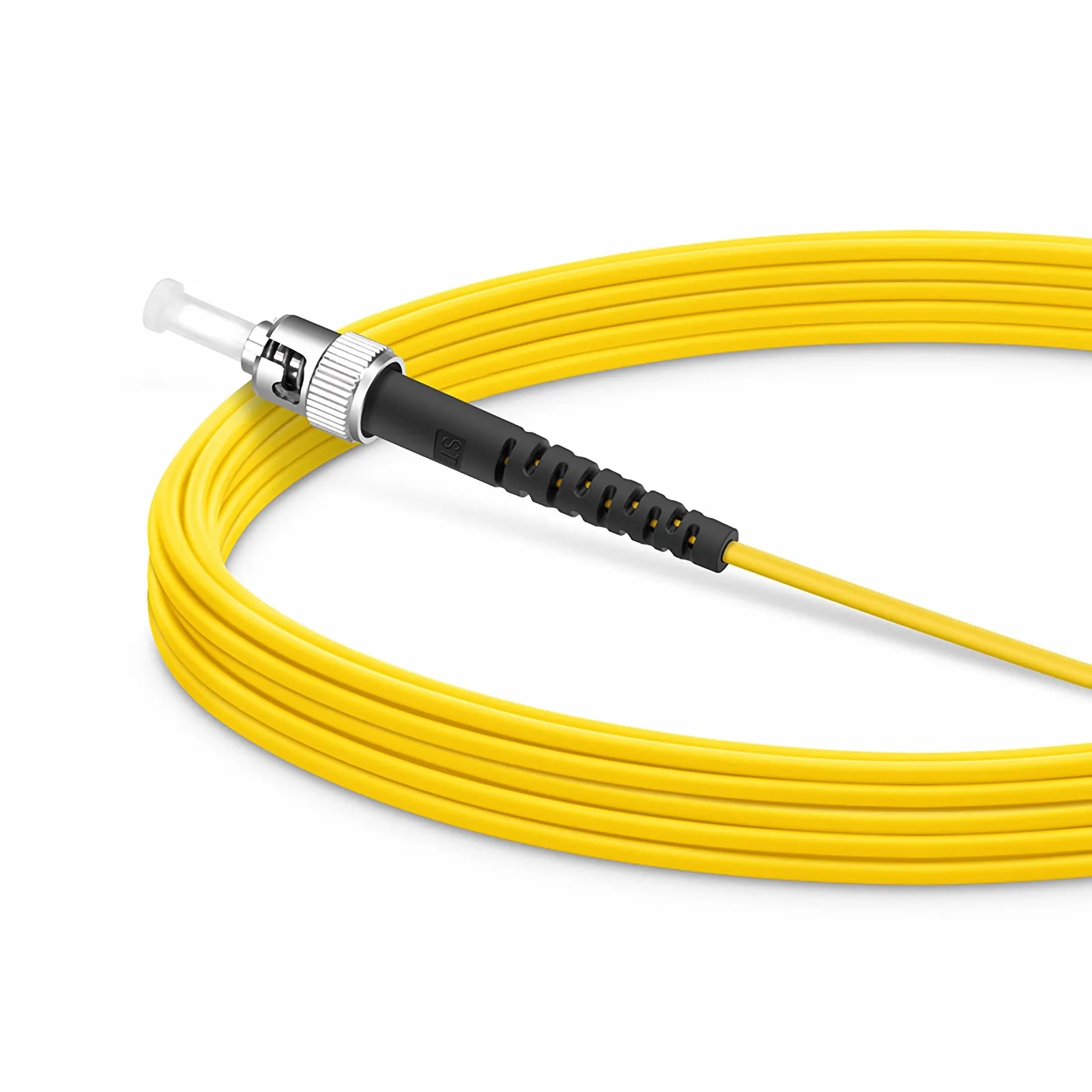 5m SC APC to ST UPC Simplex OS2 Single Mode PVC (OFNR) 1.6mm Tight ...