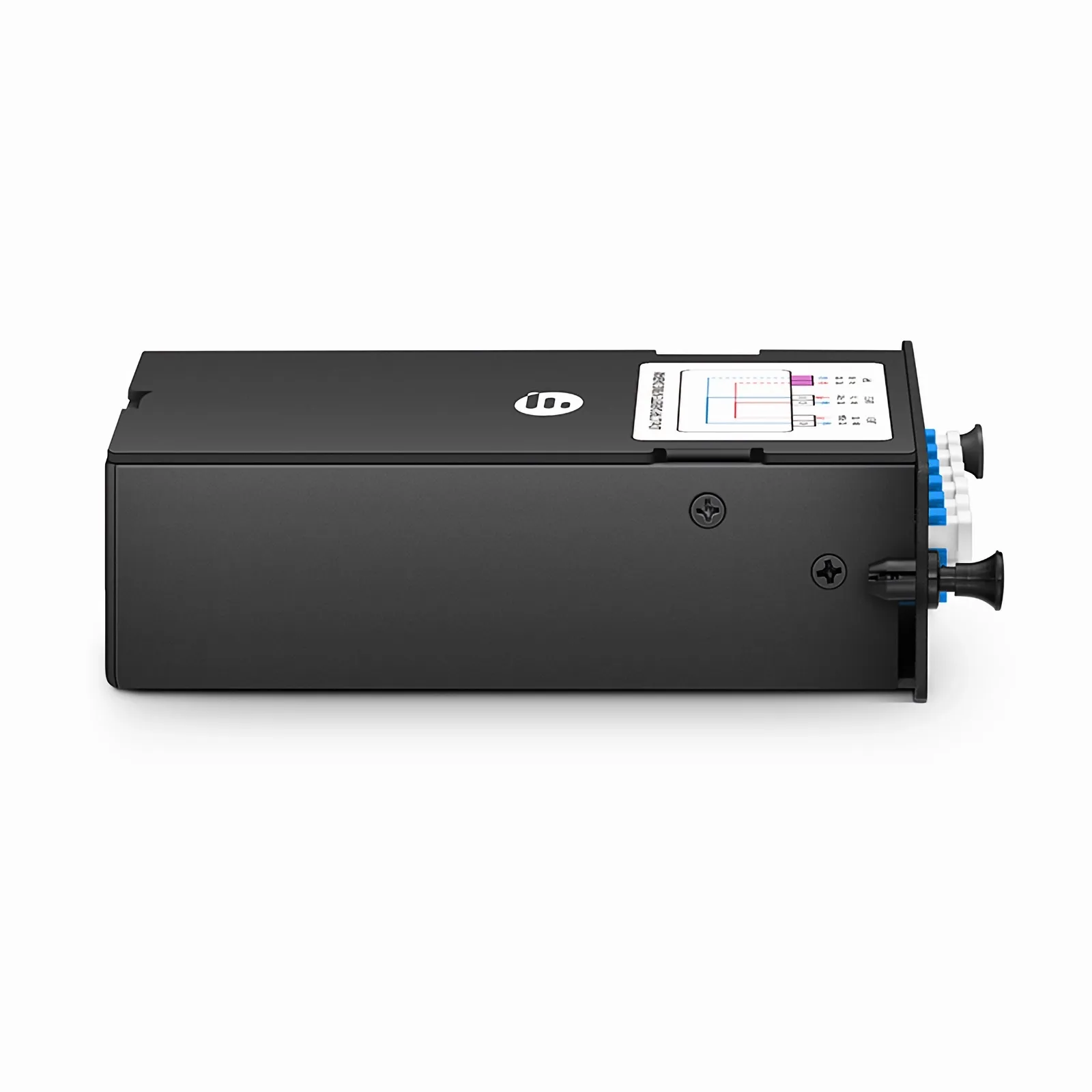 FHD&reg; LC TAP Cassette, OS2 Single Mode, 4 x LC Duplex Live Ports, 2 x LC Duplex TAP Ports, 50/50 Split Ratio (Live/TAP), 1/10/40/100G