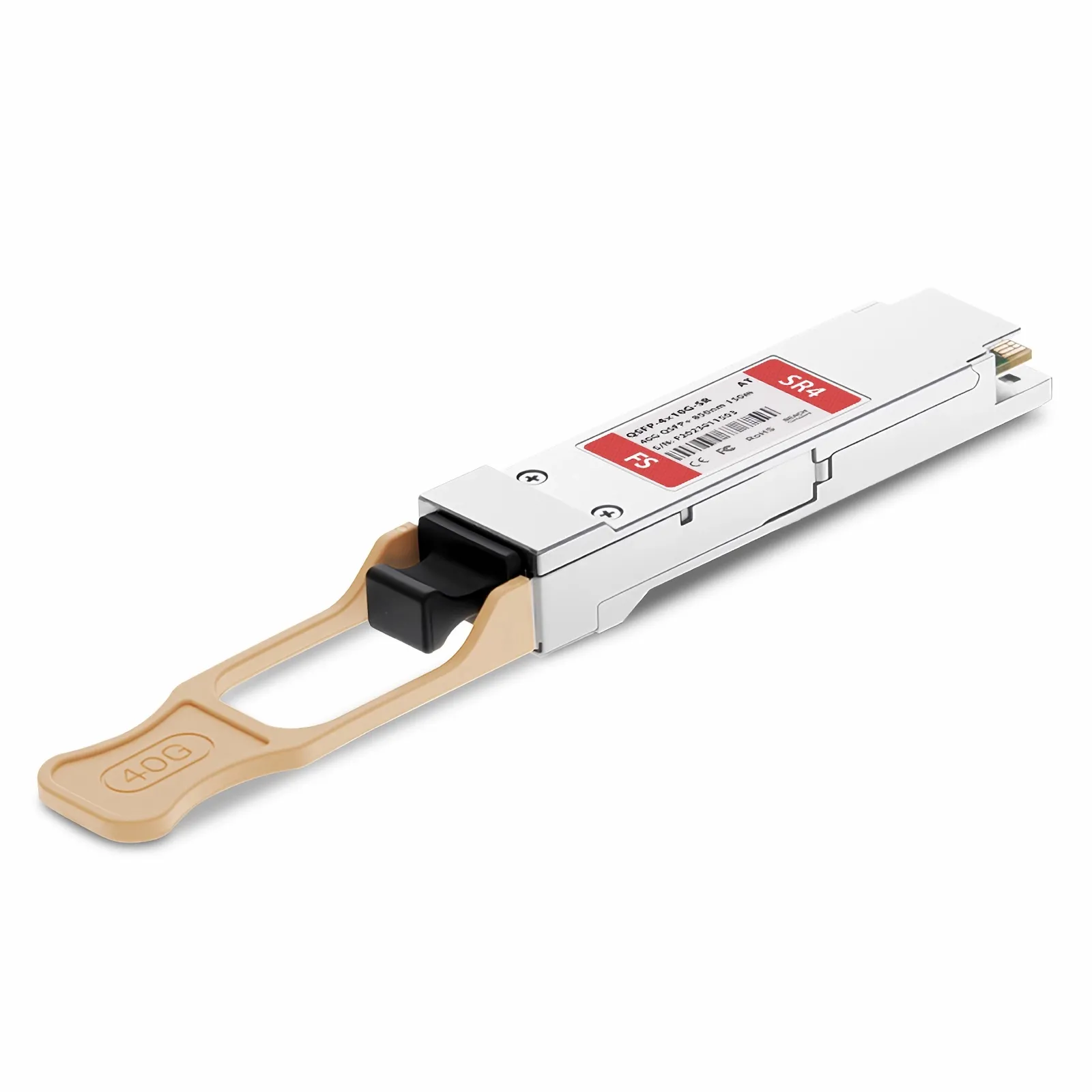 Allied Telesis対応 4 x 10GBASE-SR QSFP+ トランシーバーモジュール