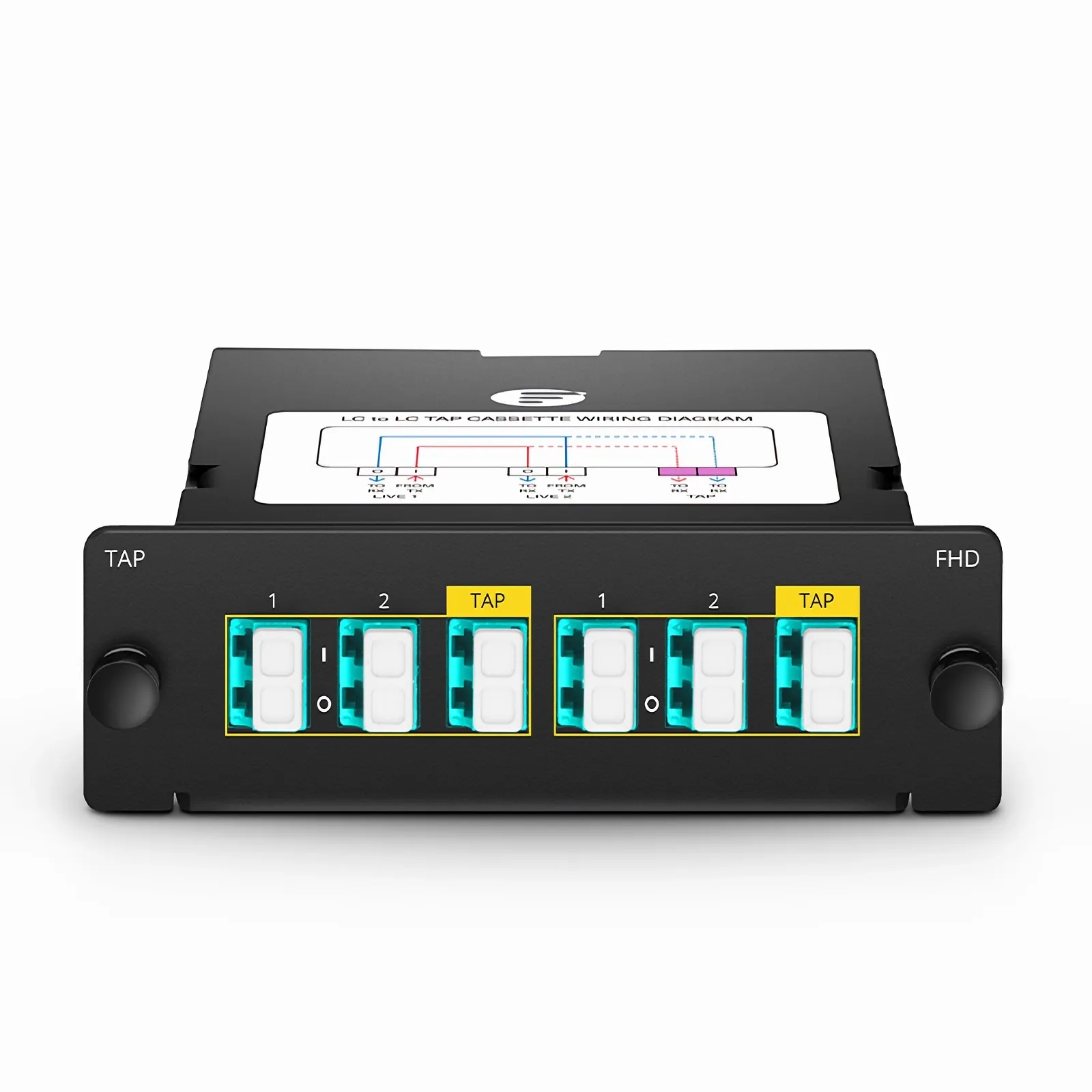 This picture is about Front view of LC -LC TAP Cassette.