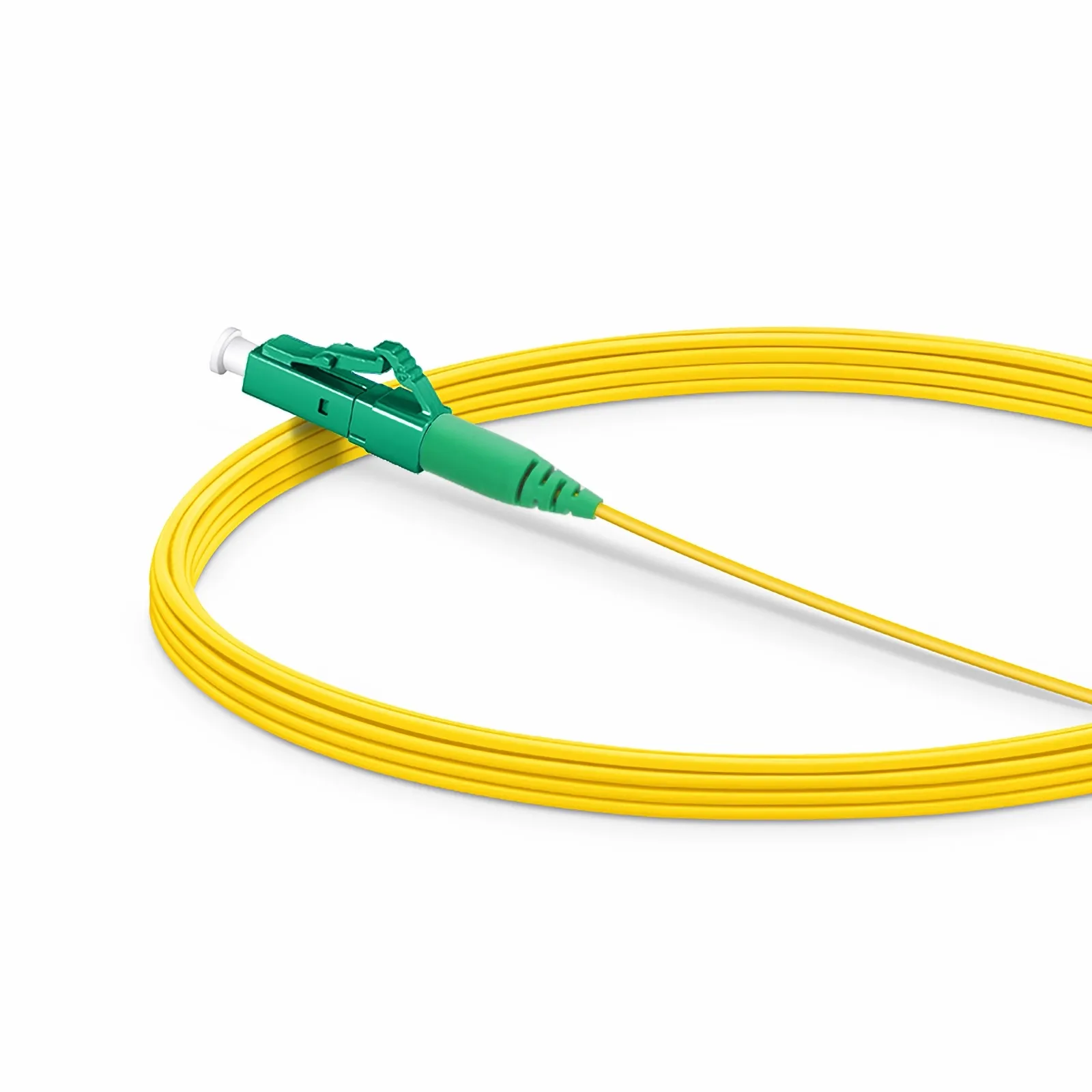 5m (16ft) Fiber Patch Cable, 1 Fiber, LC APC Simplex to LC APC Simplex ...