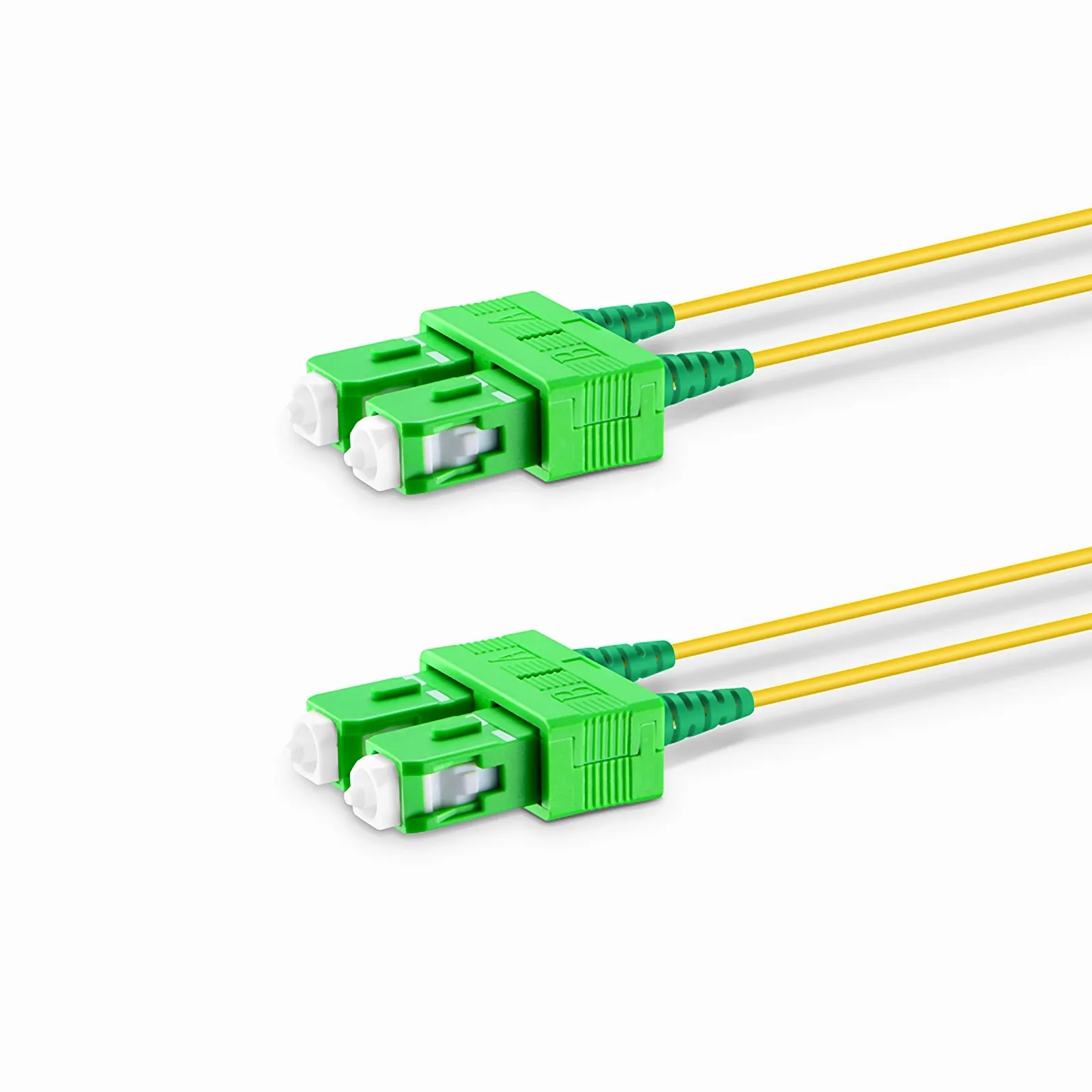 2m (7ft) Cavo Patch in Fibra, 2 Fibre, SC APC Duplex a SC APC
