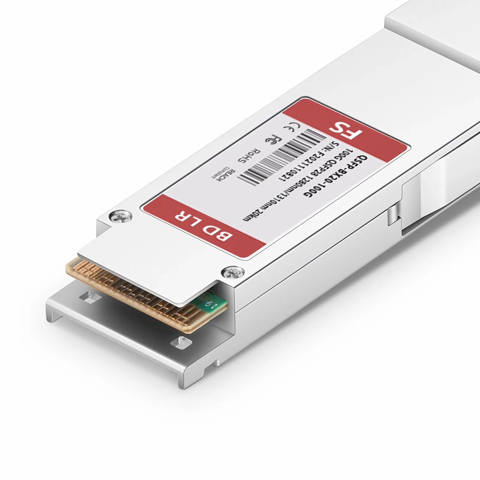 Customized 100GBASE-BX20-D QSFP28 BiDi 4 x 25G NRZ 1310nm-TX/1280nm-RX 20km Simplex LC/UPC SMF Transceiver Module