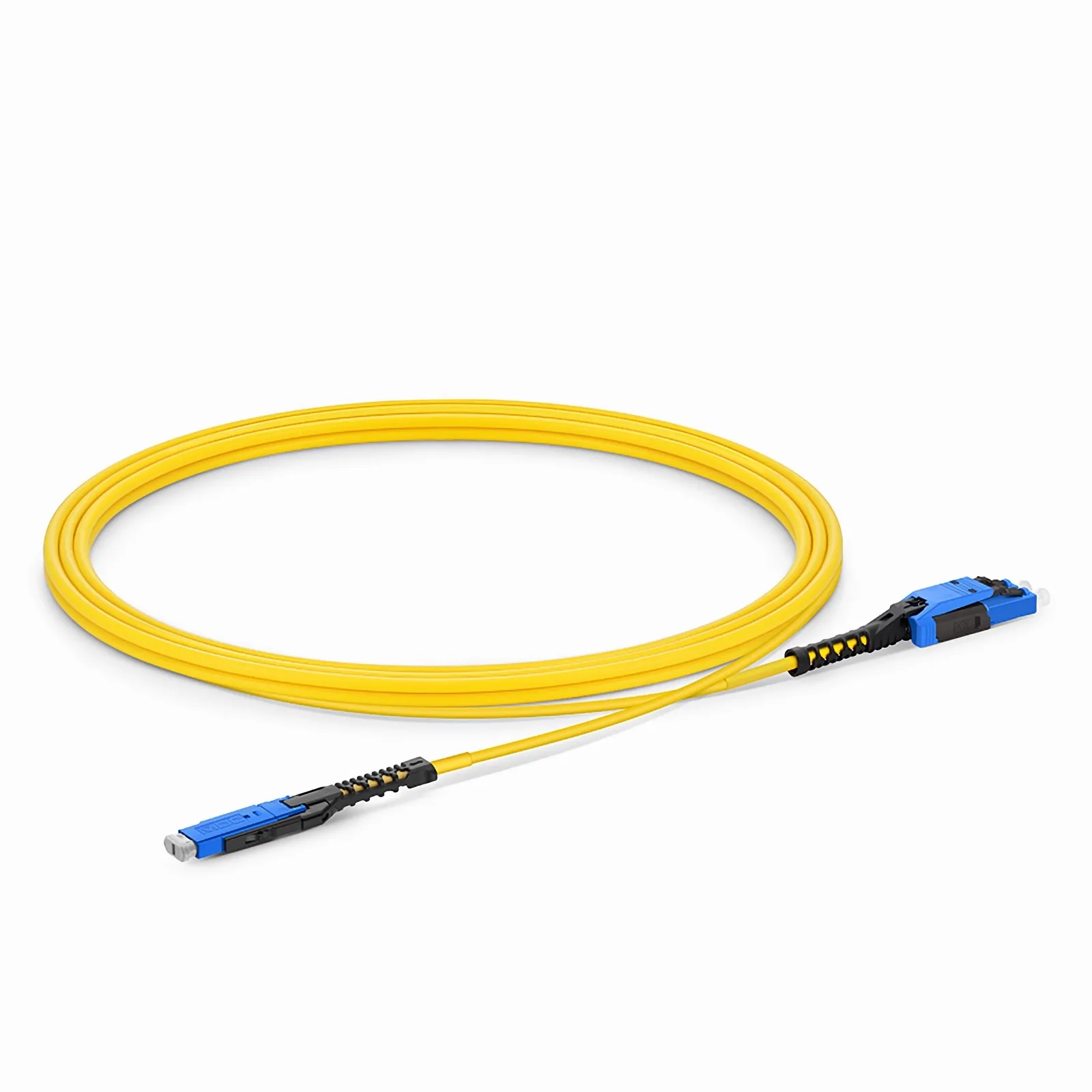 2m (7ft) Uniboot Fiber Patch Cable, MDC UPC Duplex to LC UPC