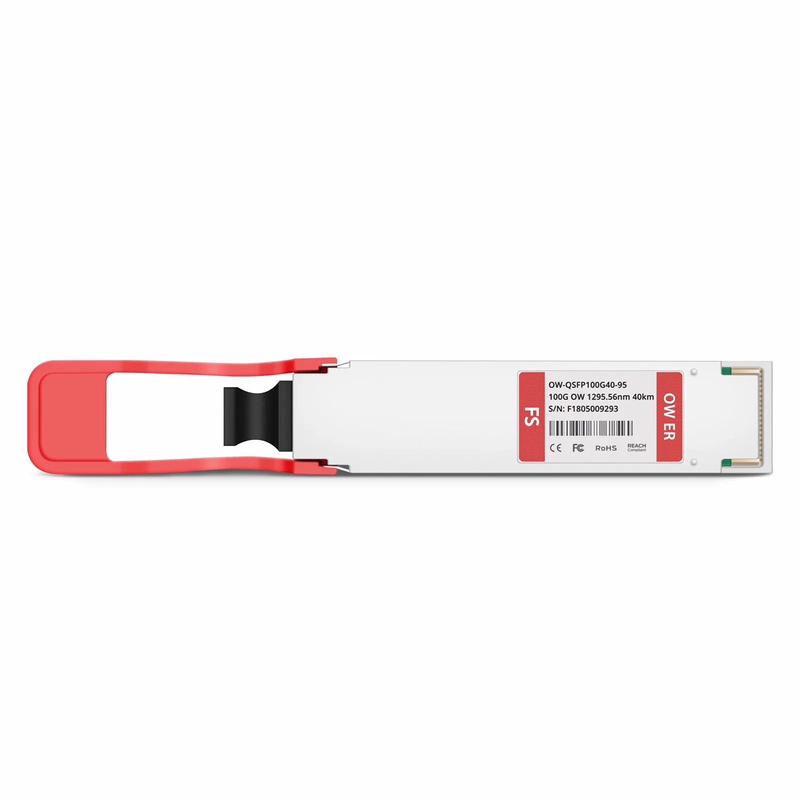 Cisco Compatible QSFP28 100G OWDM 1295.56nm 40km Duplex LC/UPC SMF Transceiver Module