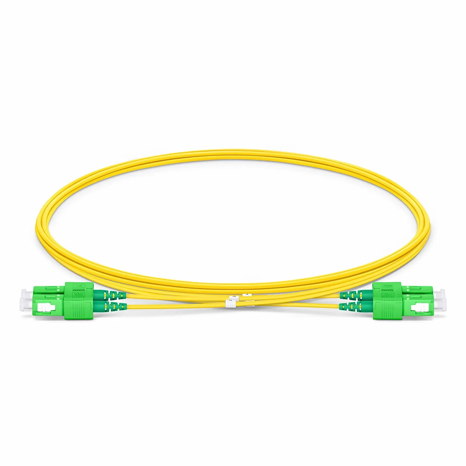 2m (7ft) Cavo Patch in Fibra, 2 Fibre, SC APC Duplex a SC APC