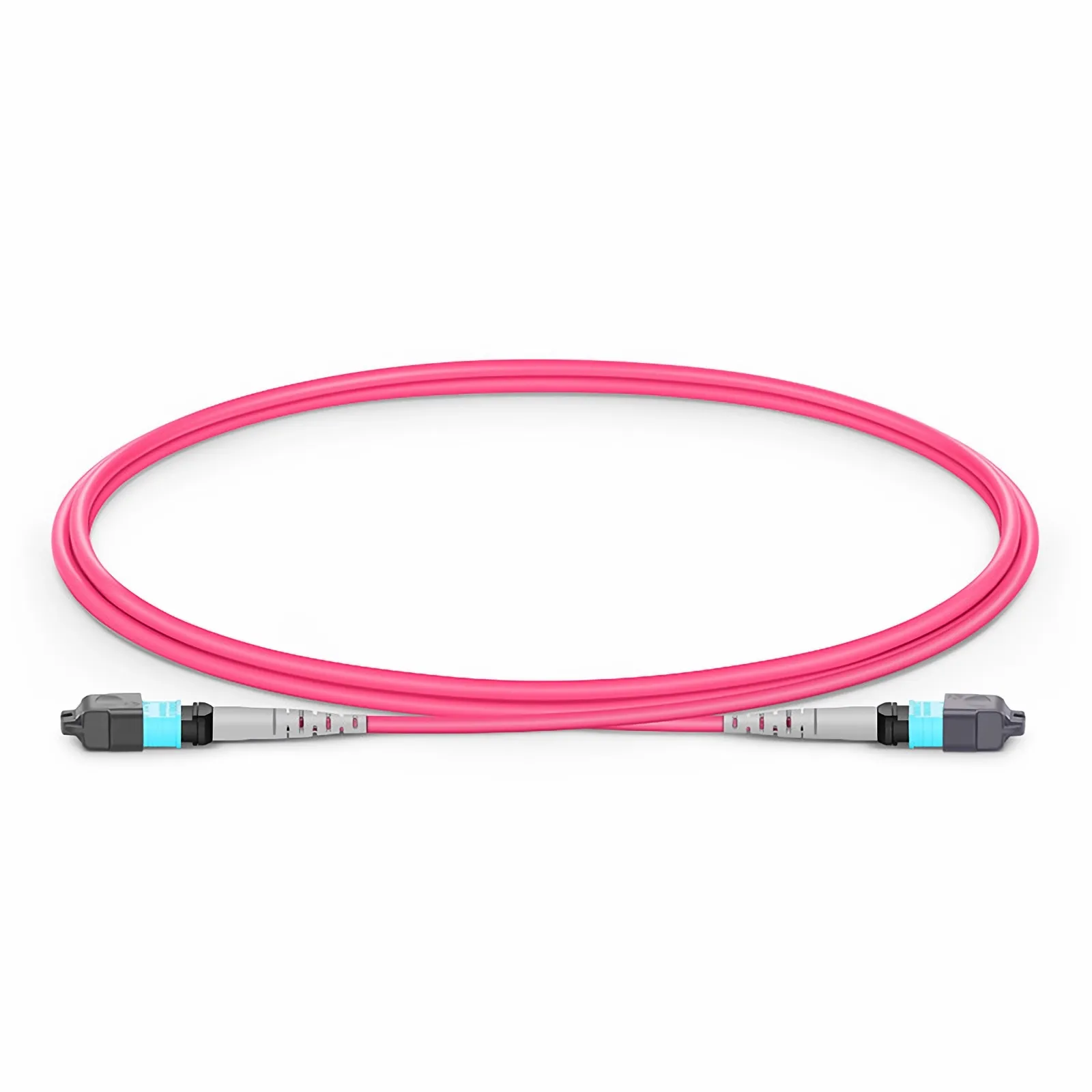 1m (3ft) MTP® Jumper, MTP®-8 UPC (Female) to MTP®-8 UPC (Female), 8 Fibers, Multimode (OM4), Plenum (OFNP), 0.35dB Max, Type B