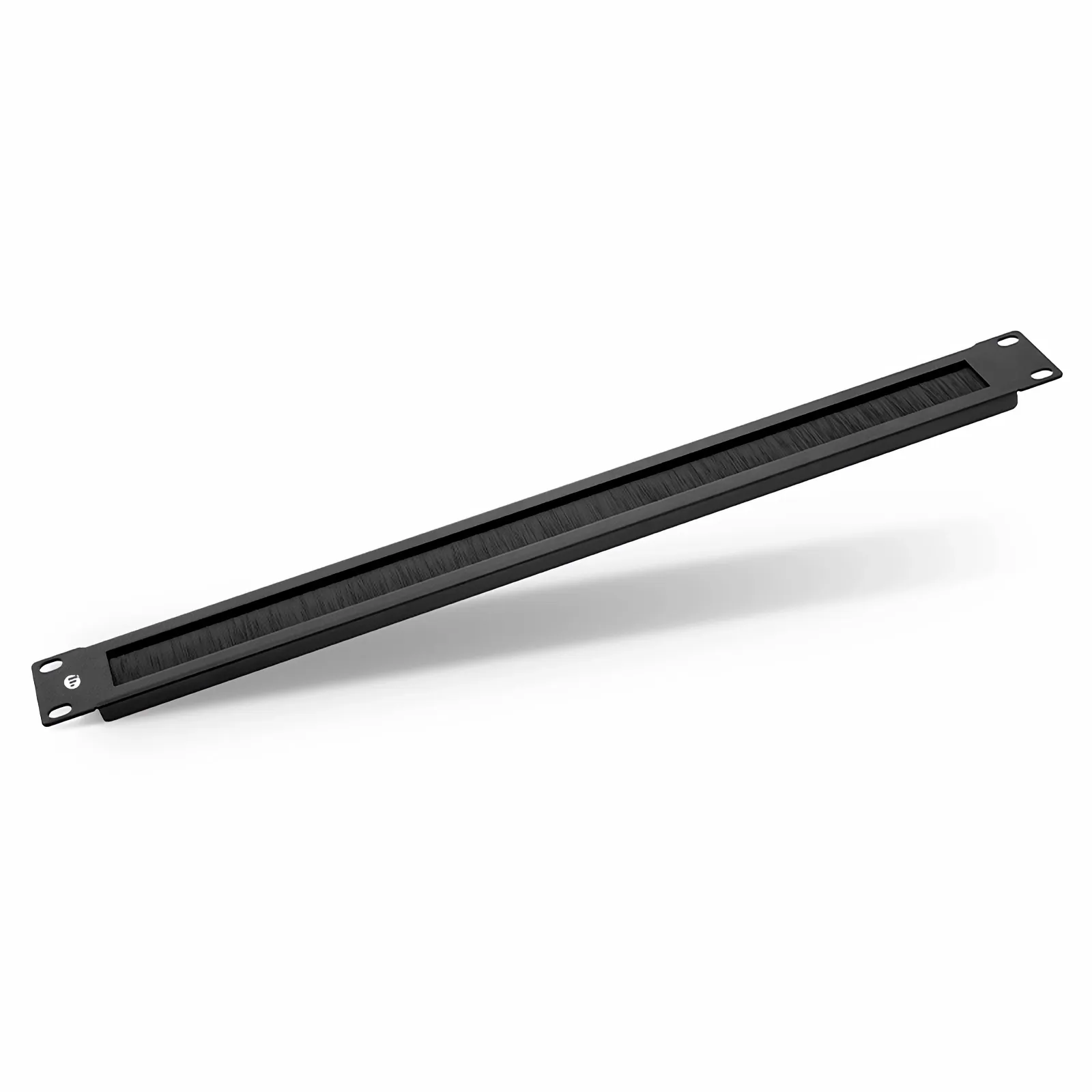 Blanking Pass Through Panel, Brush Strip, 1RU 19 in. Wide