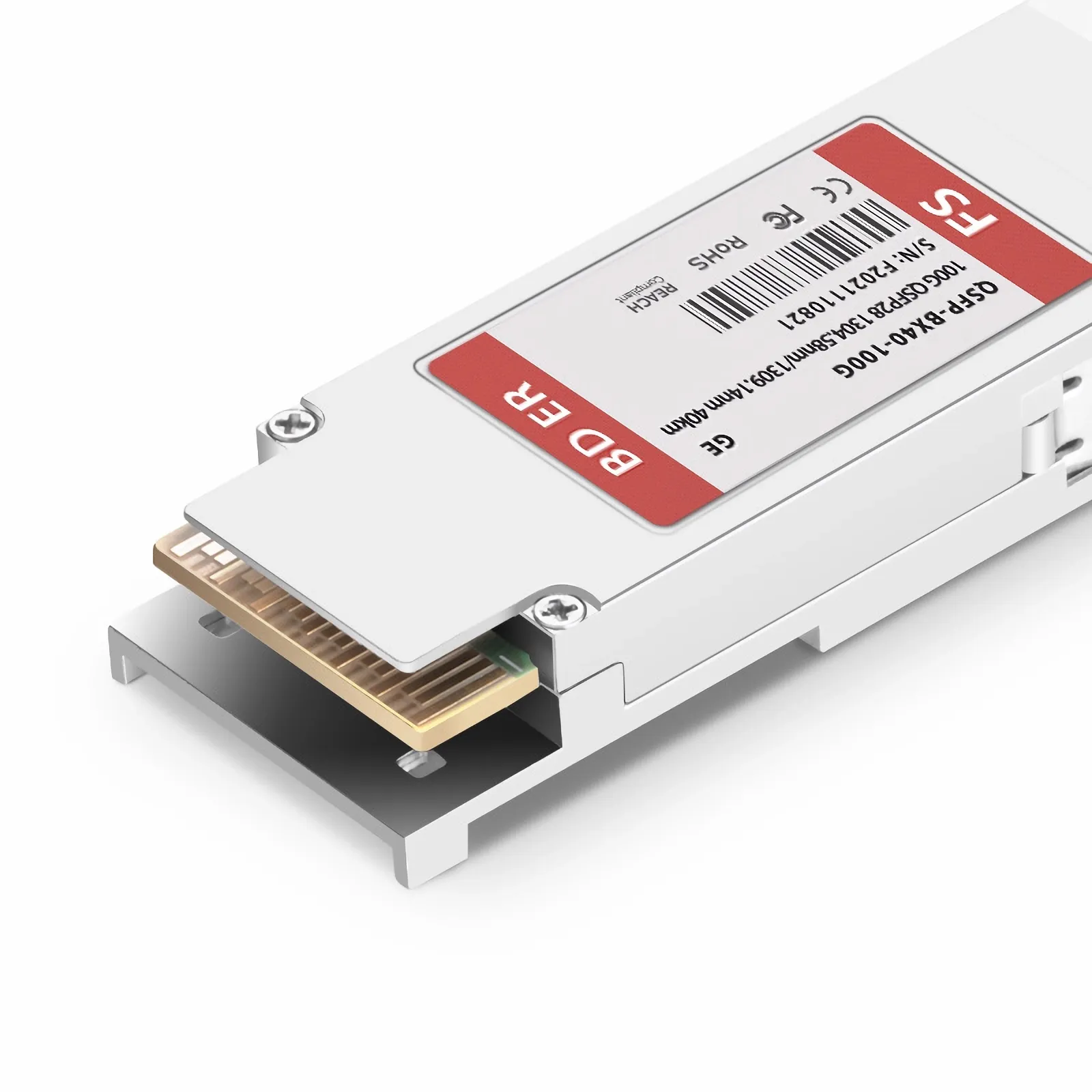 Generic対応 100GBASE-BX40-U QSFP28 BiDi 4×25G NRZ 1304.58nm-TX