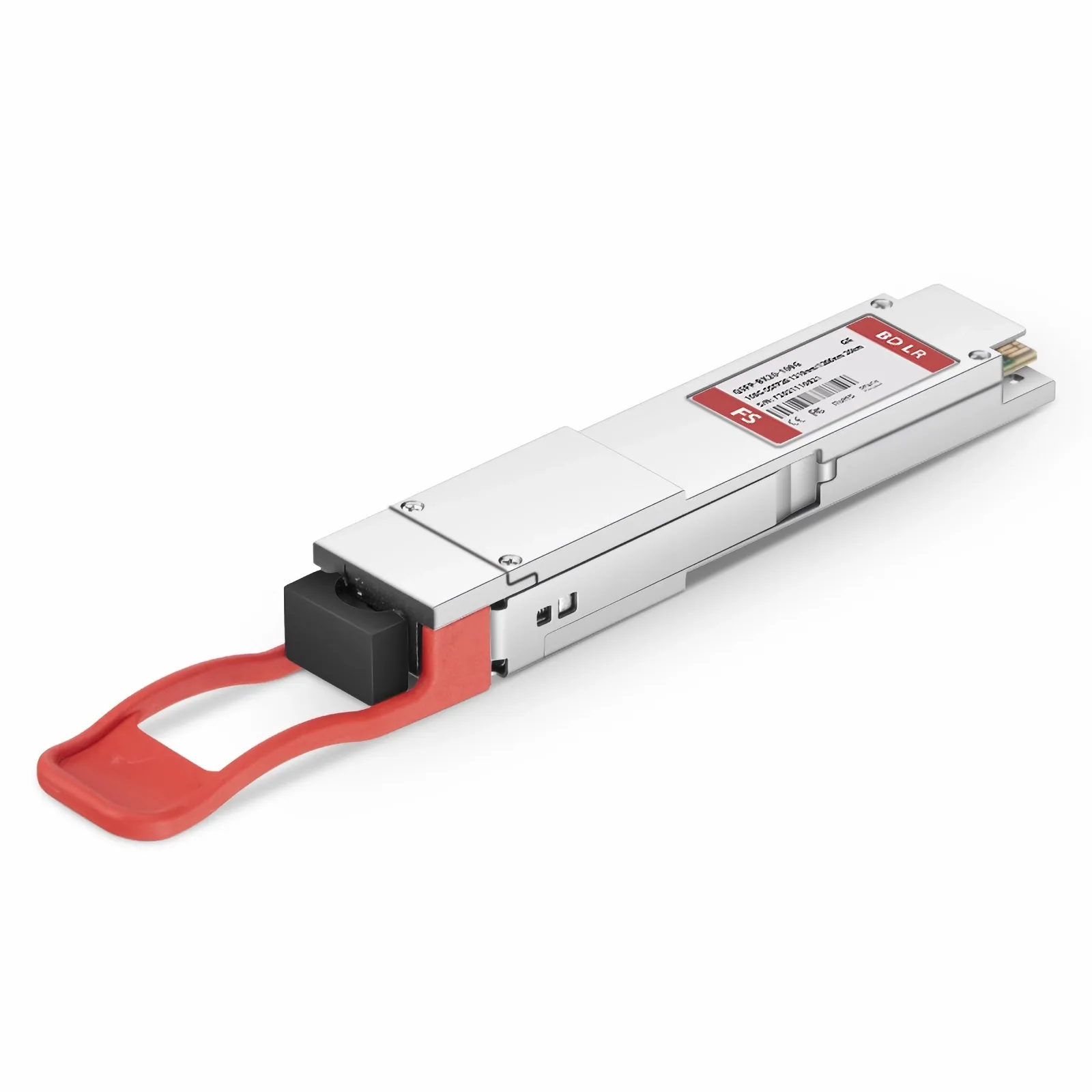 Generic Compatible 100GBASE-BX20-D QSFP28 BiDi 4 x 25G NRZ 1310nm-TX/1280nm-RX 20km Simplex LC/UPC SMF Transceiver Module
