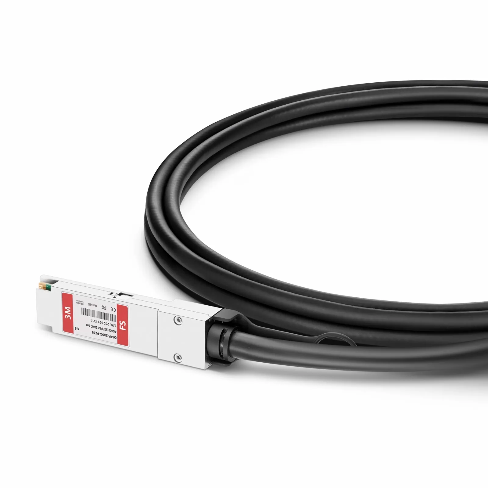 200GbE QSFP56 to QSFP56 Cable - 3m Generic 200G QSFP56 DAC Twinax