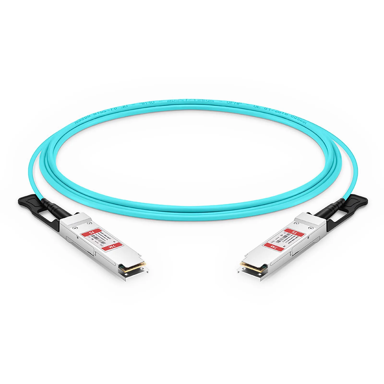 汎用互換 7m(23ft) 100G QSFP28 4 x 25G NRZ アクティブ光ケーブル