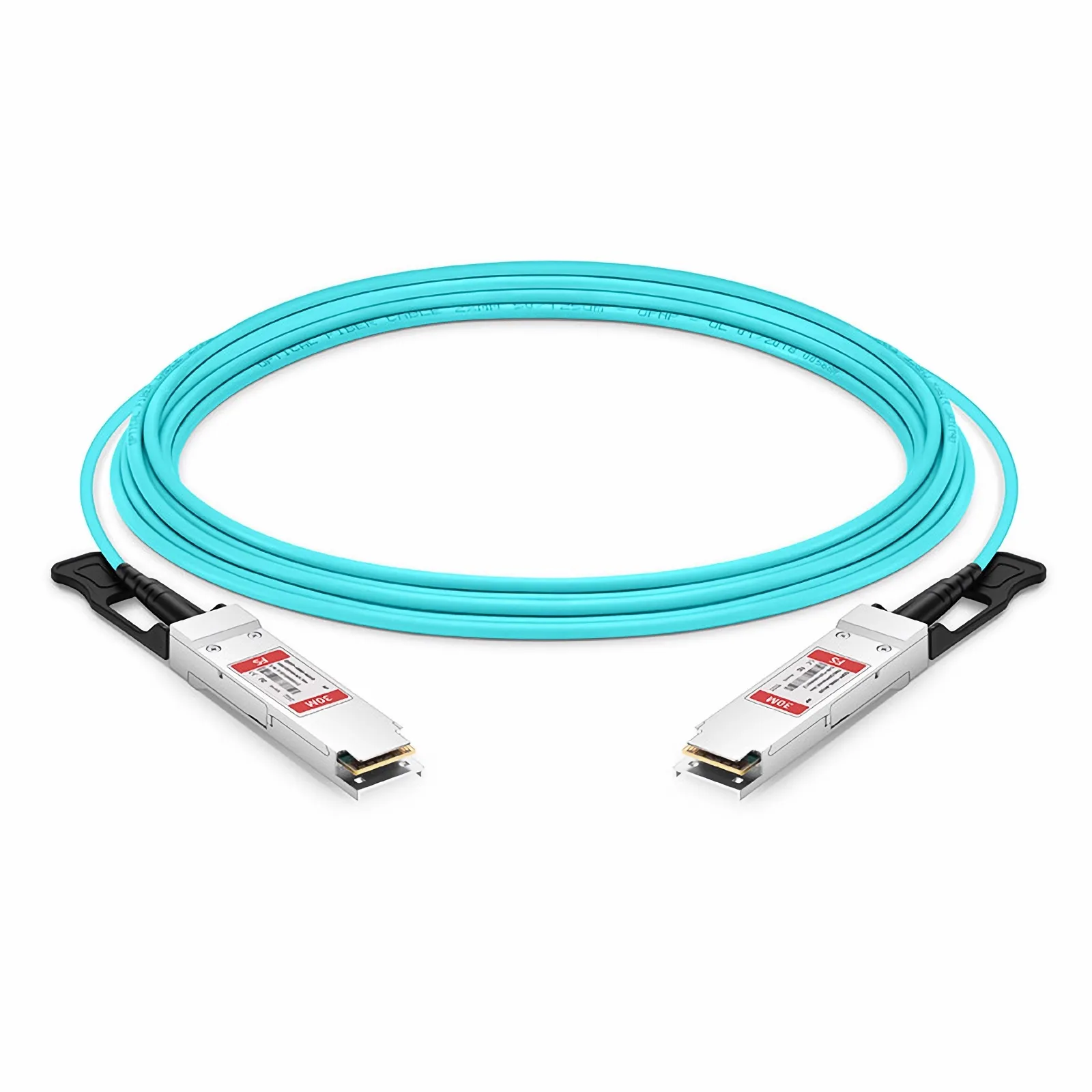 30m(98ft) HPE Aruba互換 100G QSFP28アクティブオプティカルケーブル