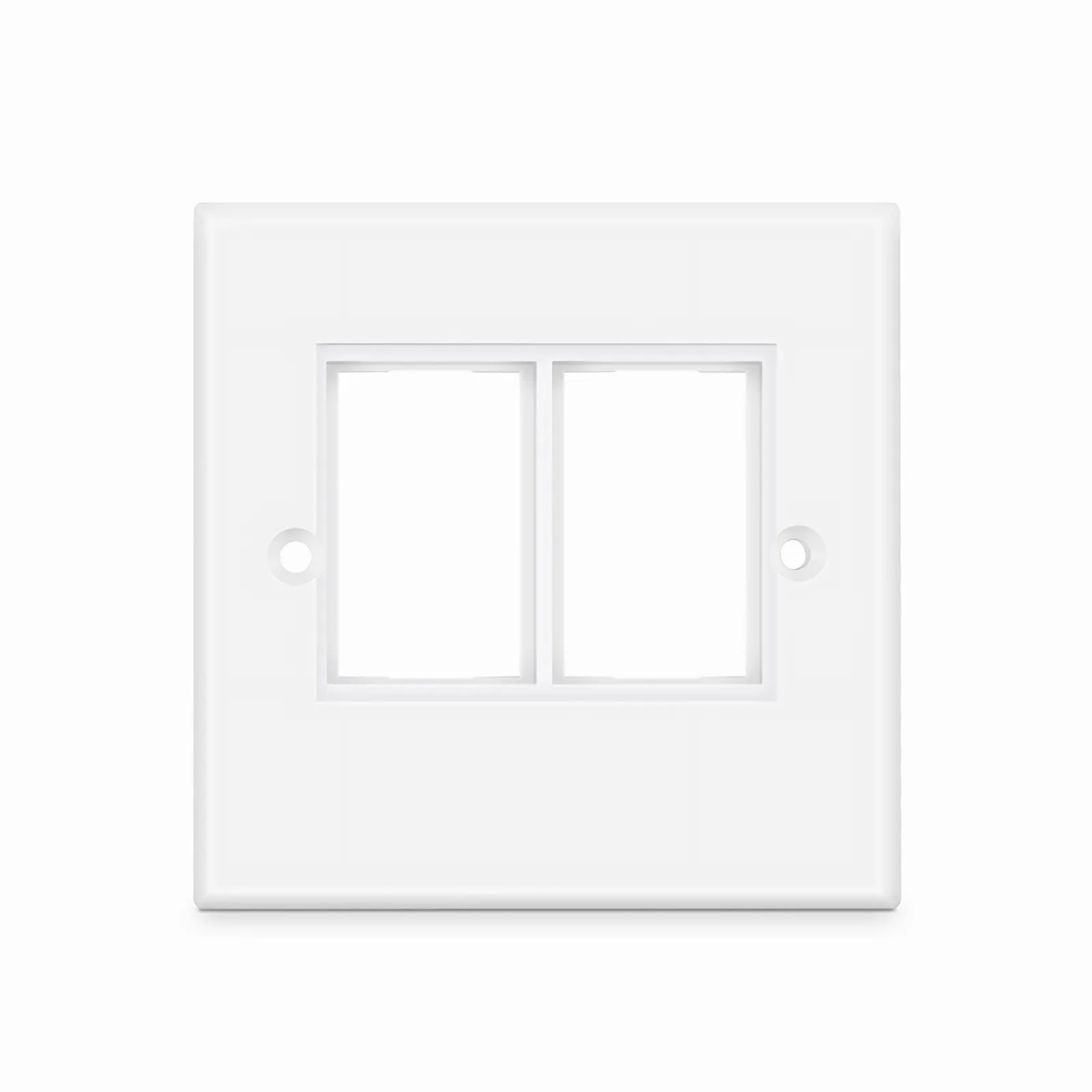 face to face Single-Gang MOS Faceplate Frame, White - FS.com Europe