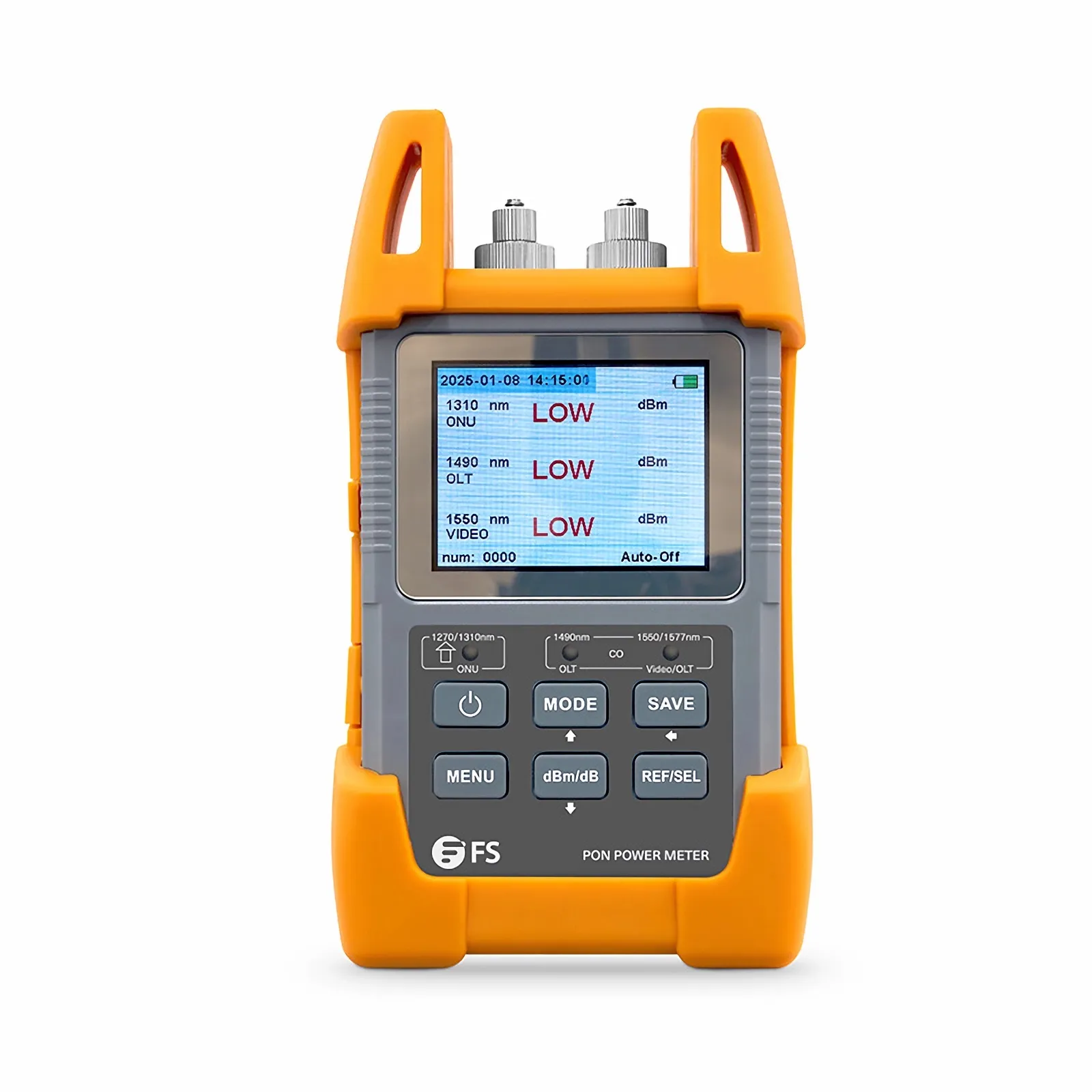 FOPM-207光パワーメーター(-50 ～ +20dBm、2.5mm、FC/SCコネクタ付き