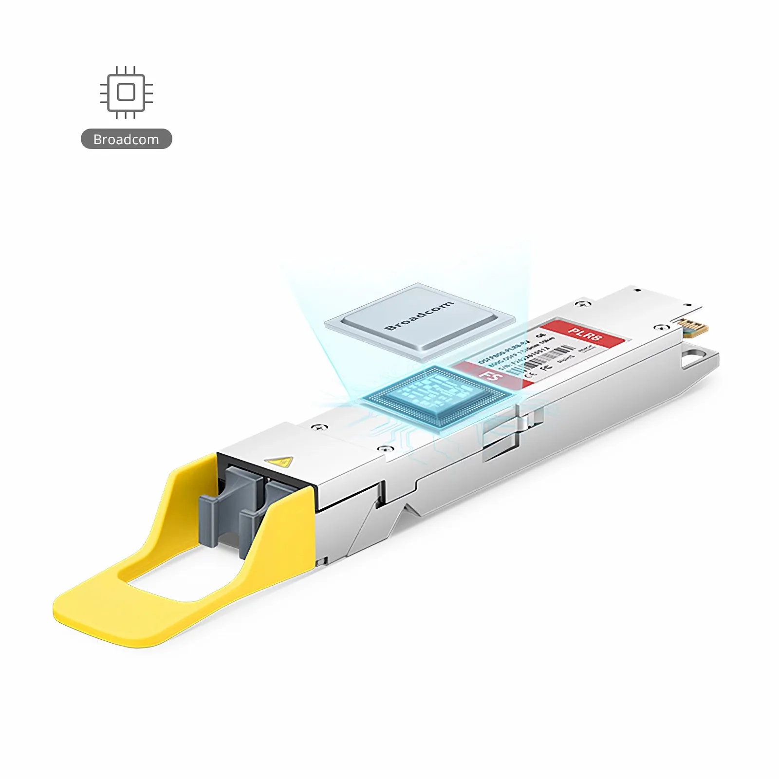 Customized 800GBASE 2 x PLR4/PLR8 OSFP IHS/Finned Top 8 x 100G PAM4 1310nm 10km Dual MPO-12/APC SMF Transceiver Module