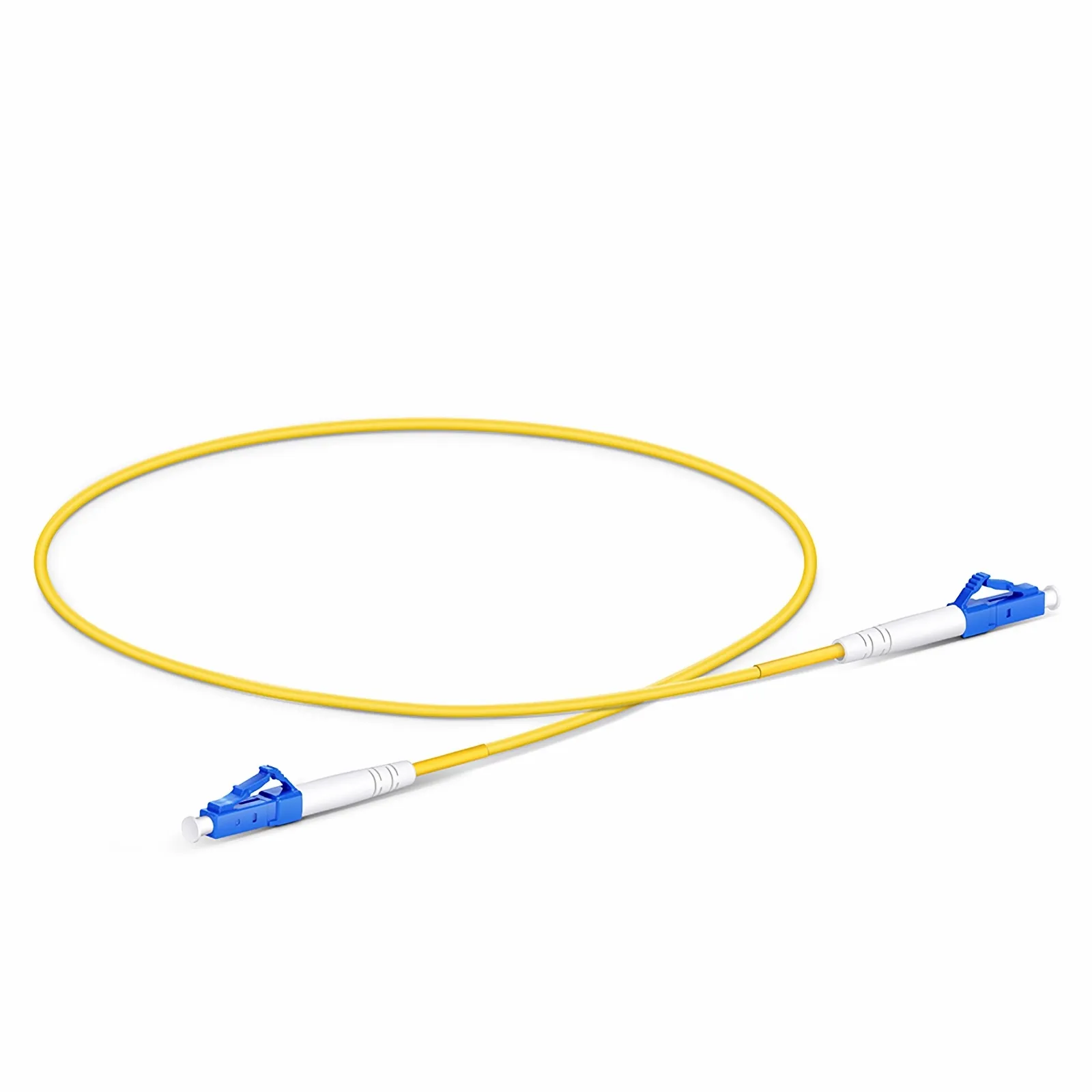 0.5m (1.6ft) Fiber Patch Cable, 1 Fiber, LC UPC Simplex to