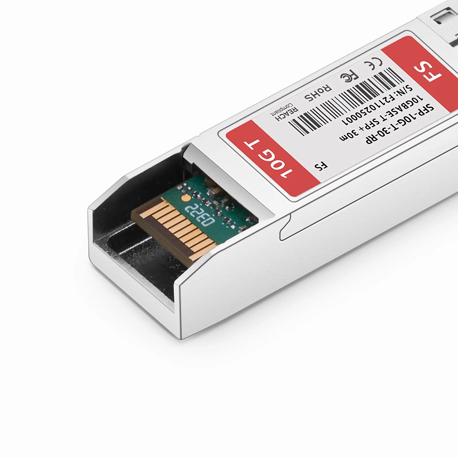 10GBASE-T SFP+銅製 30m RJ-45トランシーバーモジュール（低消費電力