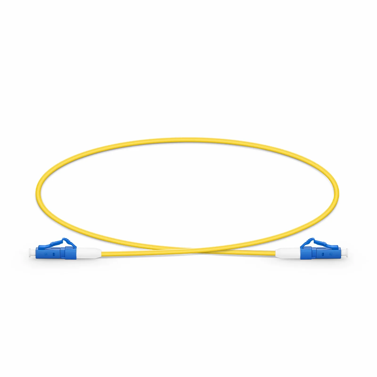 0.5m (1.6ft) Fiber Patch Cable, 1 Fiber, Short Boot, LC UPC Simplex to ...
