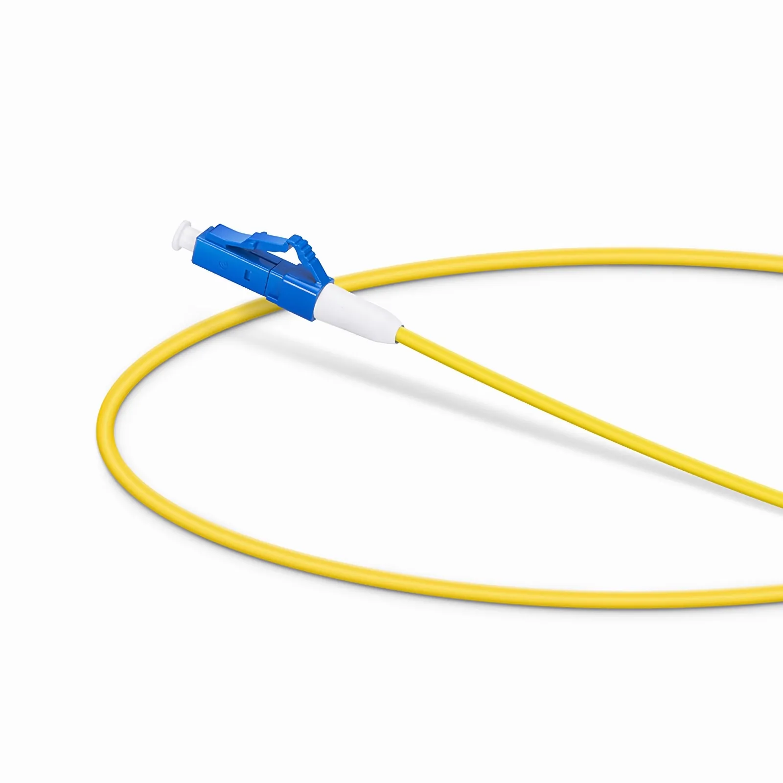 Small Cable Riser Boot 0.5m (1.6ft) Fiber Patch Cable, 1 Fiber, Short Boot, LC UPC Simplex to ...